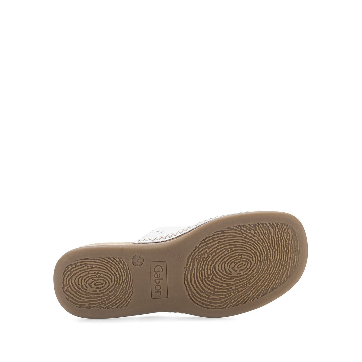 Pantolette GABOR "Pantolette", Damen, Gr. 42, weiß, Schuhe Pantolette 9