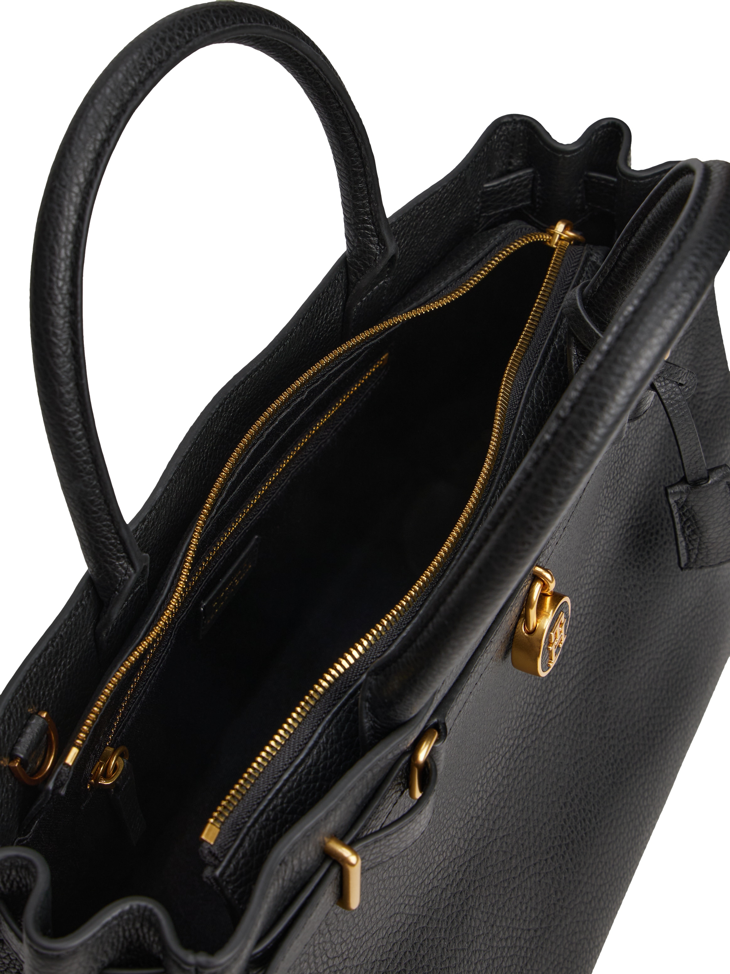 Tommy Hilfiger Tragetasche »AMERICAN ICON TOTE LEATHER«, Damen Handtasche, Schultertasche mit TH-Schloß-Schmuckelement