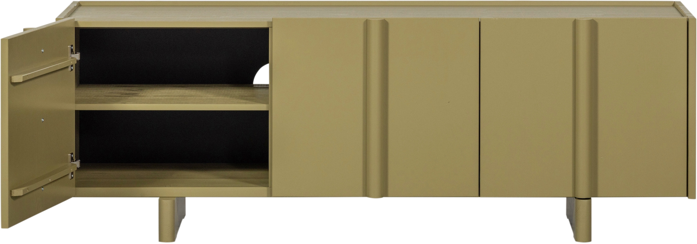 WOOOD Lowboard »Nook TV-Kommode, TV-Möbel Breite 152 CM« Nook-Kollektion von WOOOD mit skandinavischem Design und FSC®