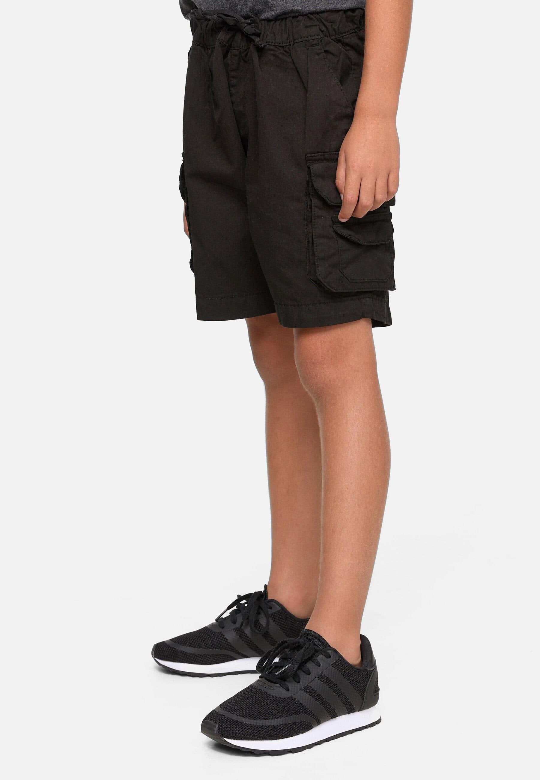 URBAN CLASSICS Cargohose »Urban Classics Herren Boys Double Pocket Cargo Shorts«, (1 tlg.)