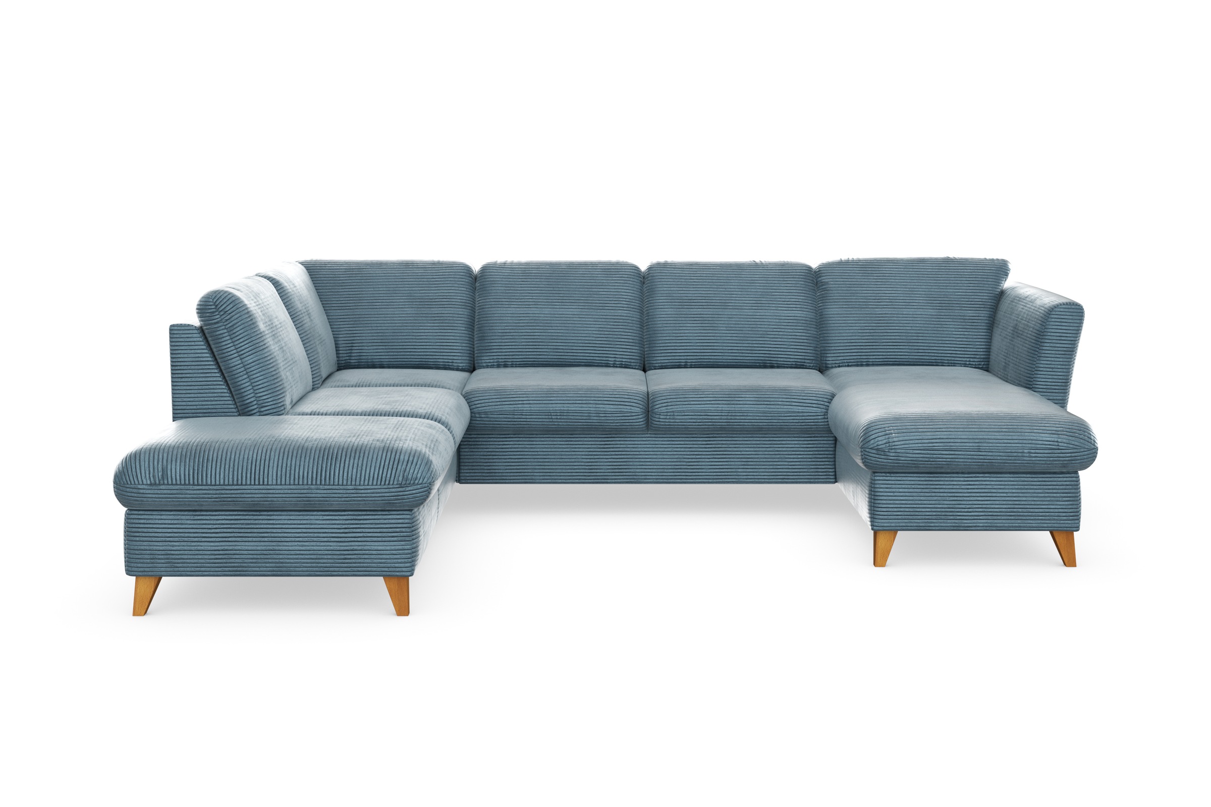 Home affaire Wohnlandschaft "Trelleborg U-Form" wahlweise mit Bettfunktion günstig online kaufen