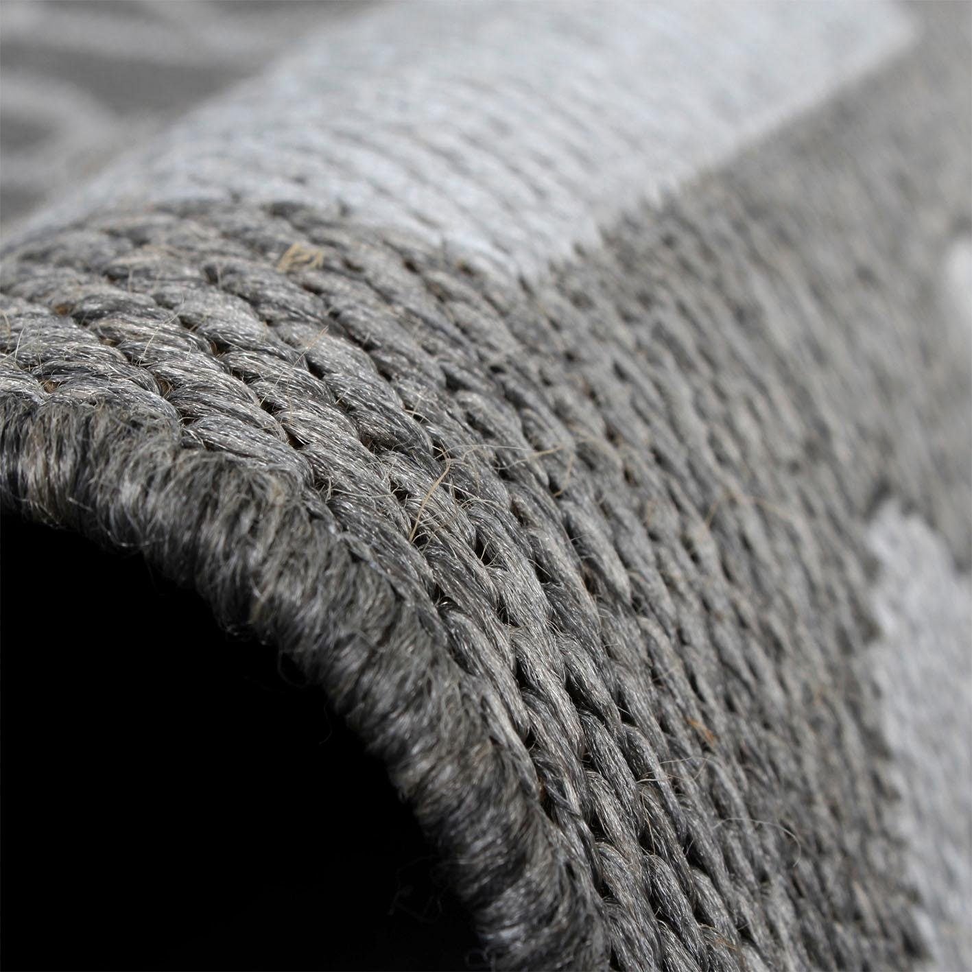 Paco Home Läufer »Country 675«, rechteckig, 5 mm Höhe, Teppich-Läufer, Sisal-Optik, mit Schriftzug, Outdoor geeignet