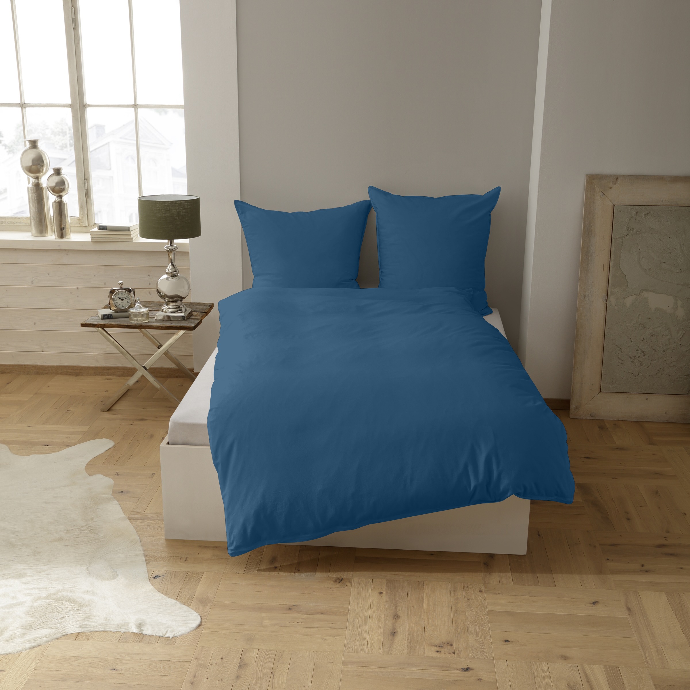 CASATEX Bettwäsche »Uni«, Uni Design, Reißverschluss, tolle Farben