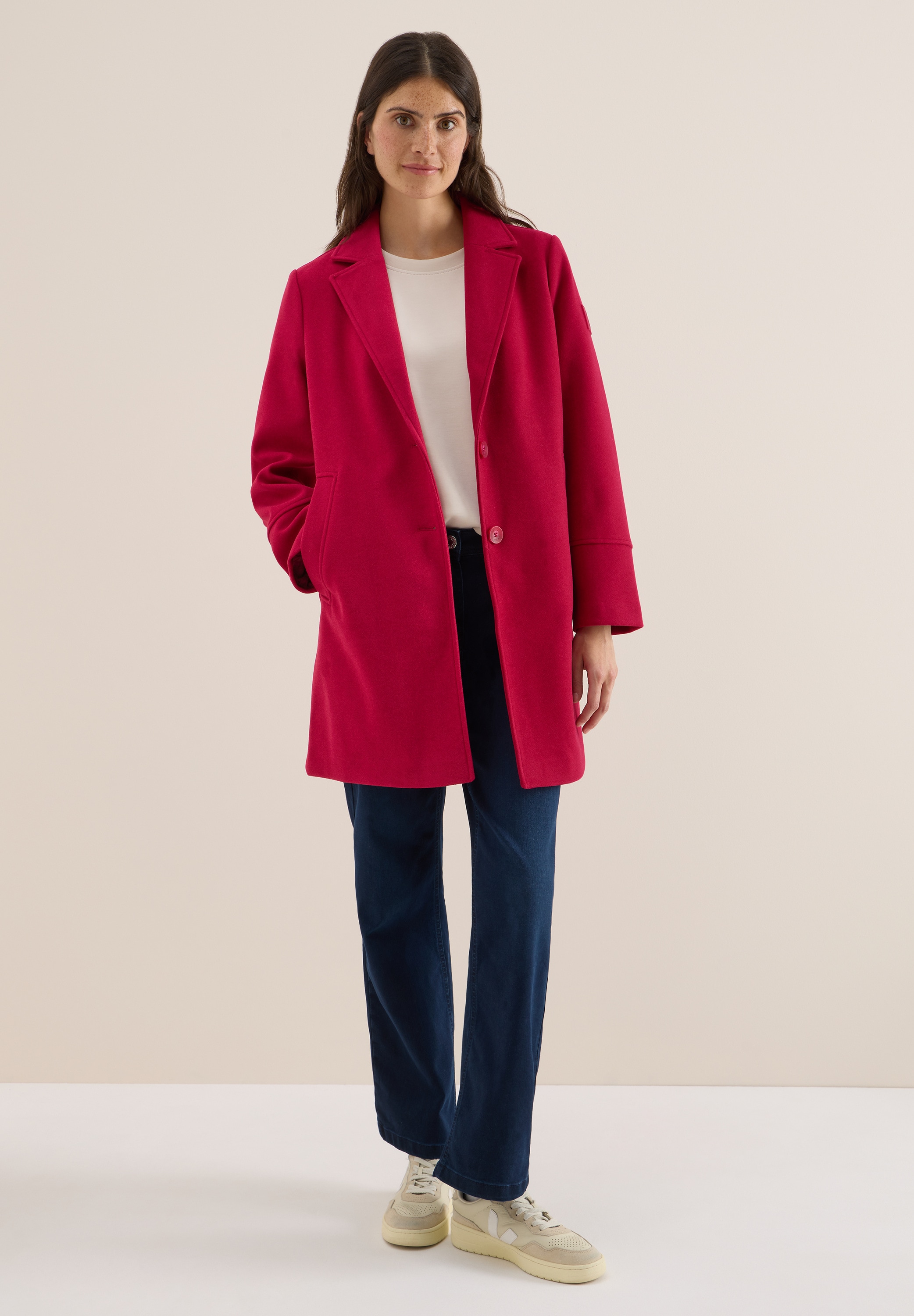 Thumbnail - Cecil Wollmantel mit Reverskragen