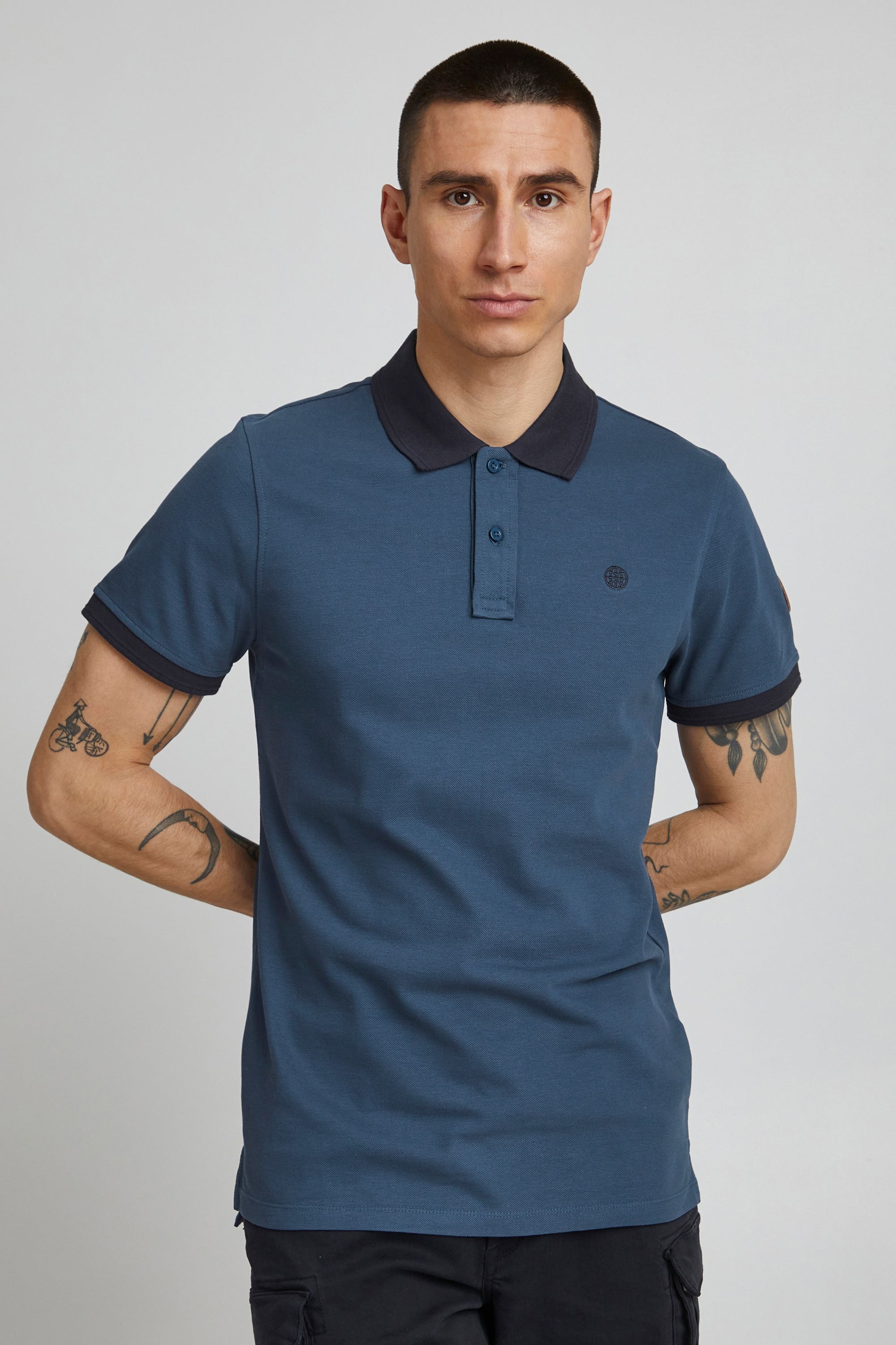 Blend Poloshirt "BHRalf", Polo mit farblich abgesetztem Kragen günstig online kaufen