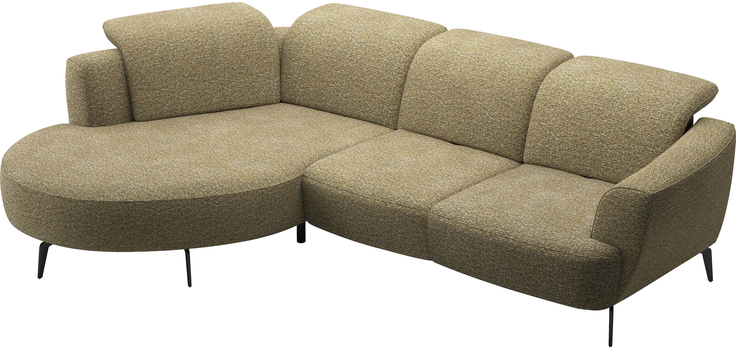 sit&more Ecksofa »Zoe«, ink.Sitztiefenverstellung, wahlweise mit Kopfteilverstellung
