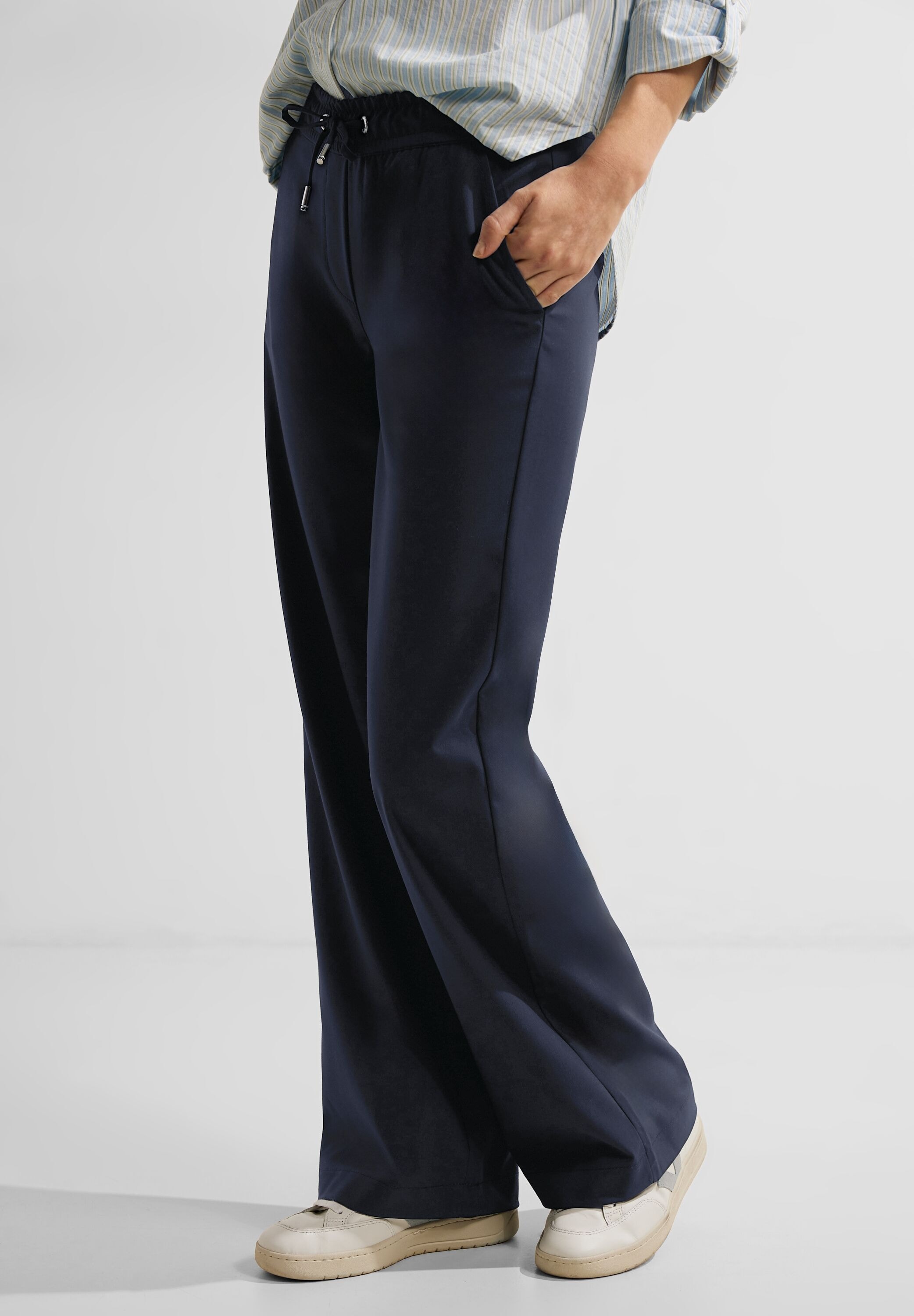 Cecil Culotte »Style Waist, Wide kaufen Legs Hose«, | Neele Style, Culotte High Solid BAUR Culotte
