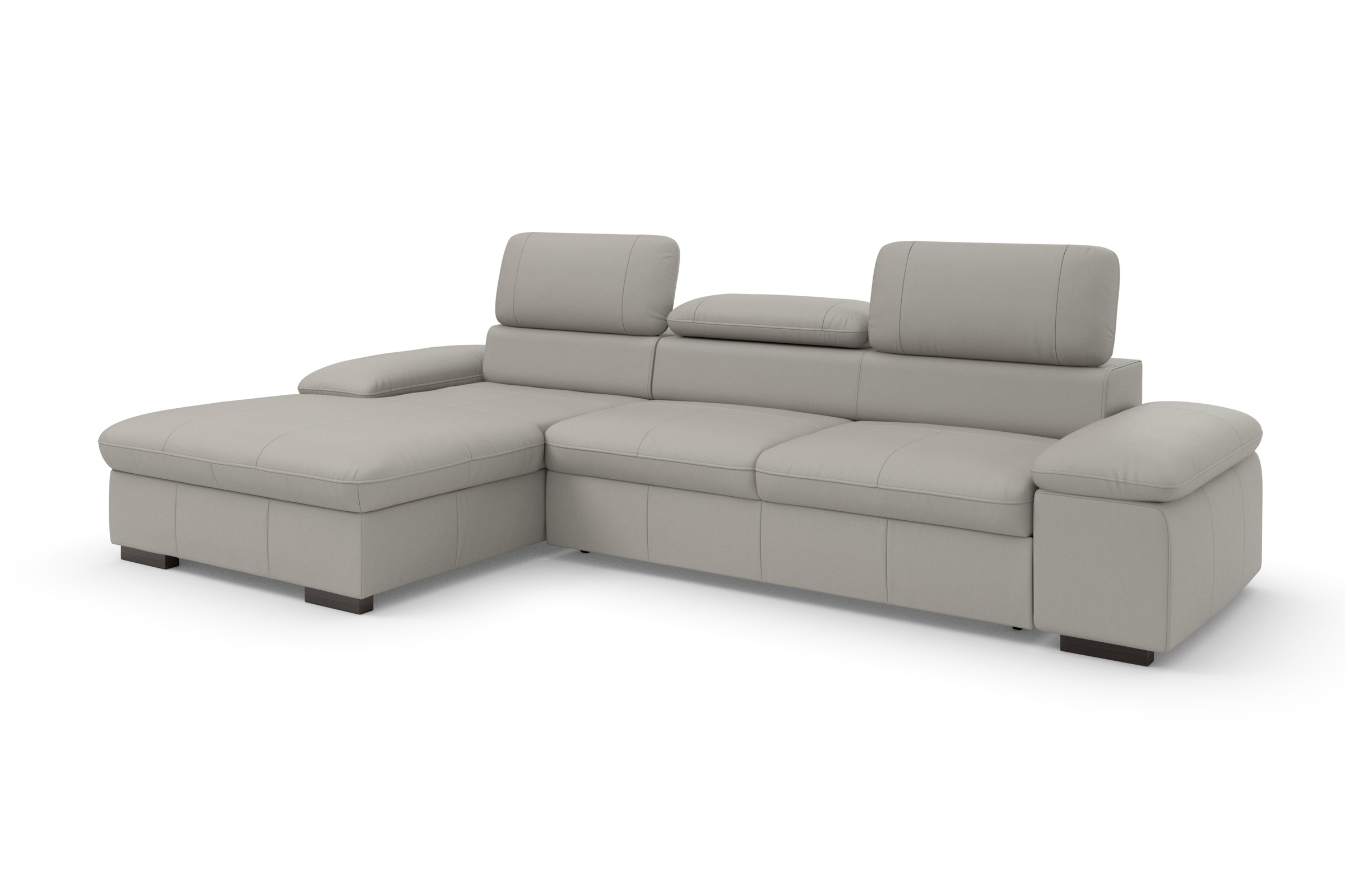 Home affaire Ecksofa »Alberto L-Form«, mit Kopfteilverstellung, wahlweise mit Bettfunktion