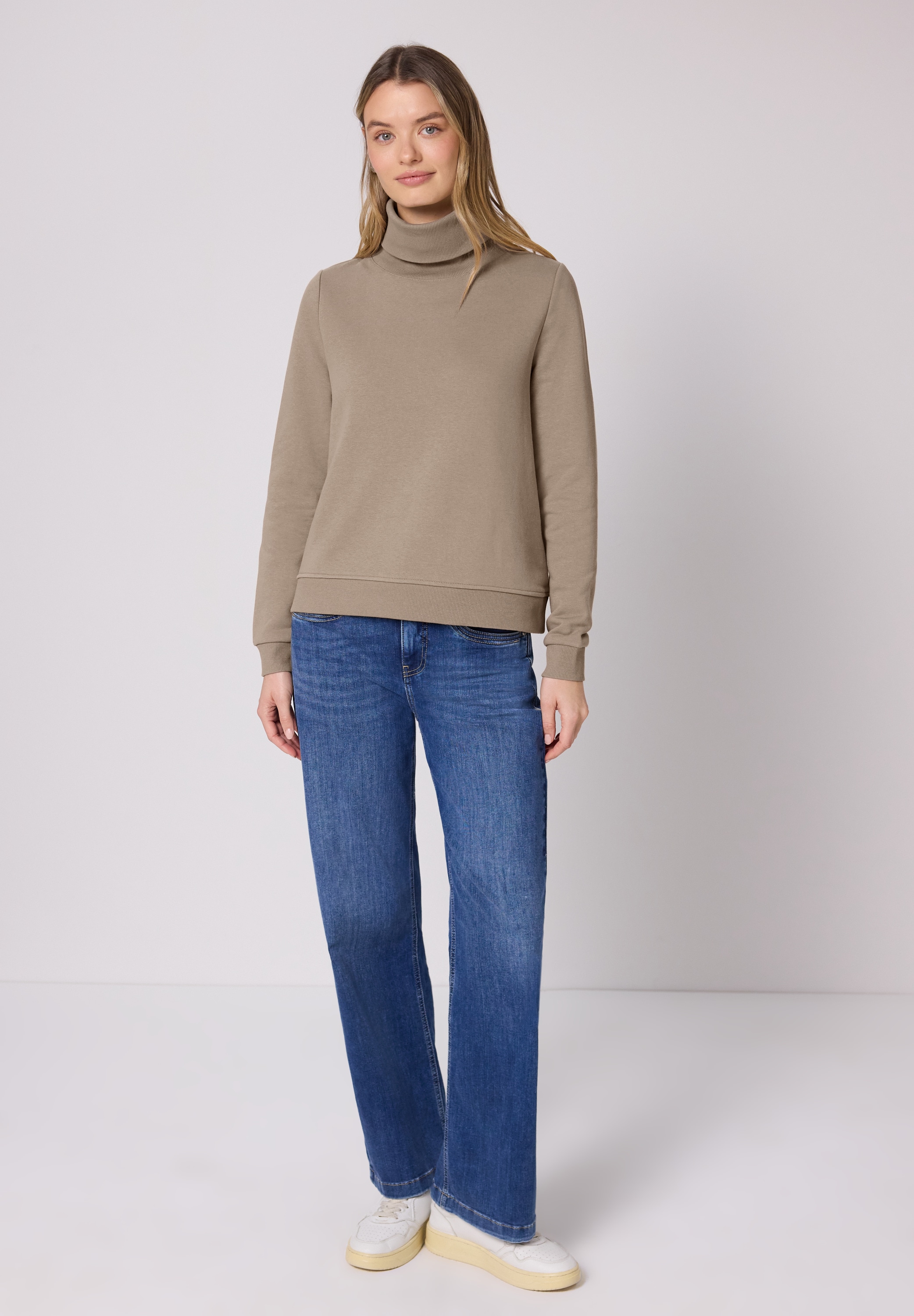 STREET ONE Sweatshirt , mit Stehkragen
