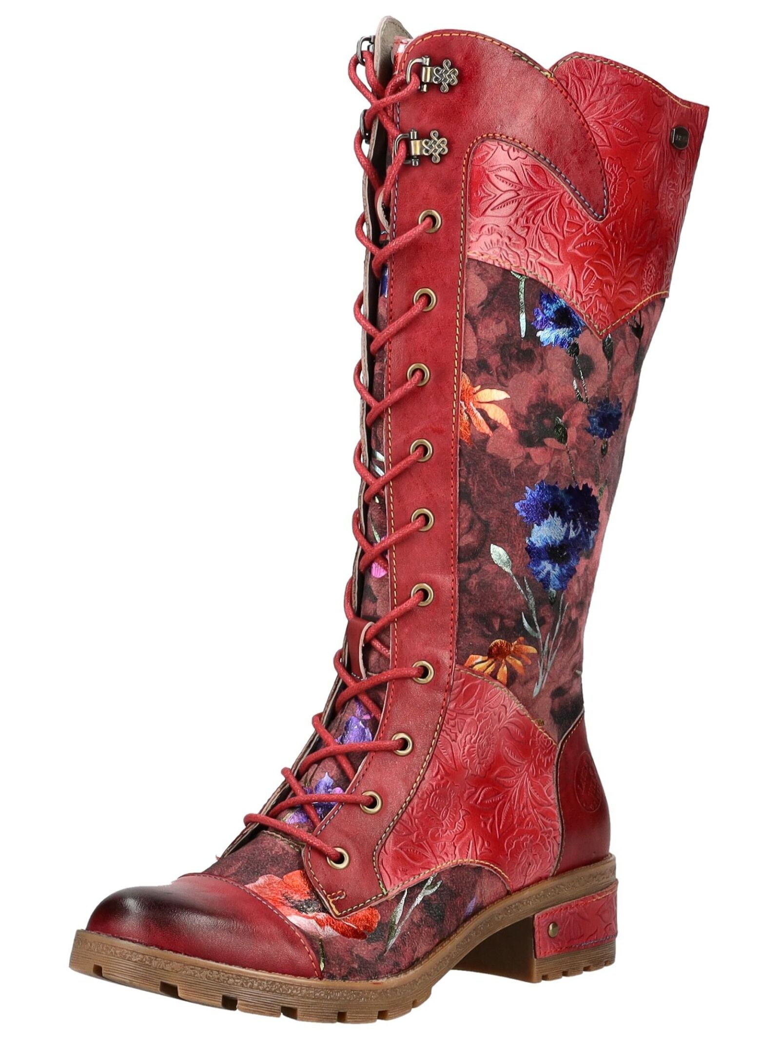 LAURA VITA Schnürstiefel "LAURA VITA Stiefel Leder/Textil" günstig online kaufen