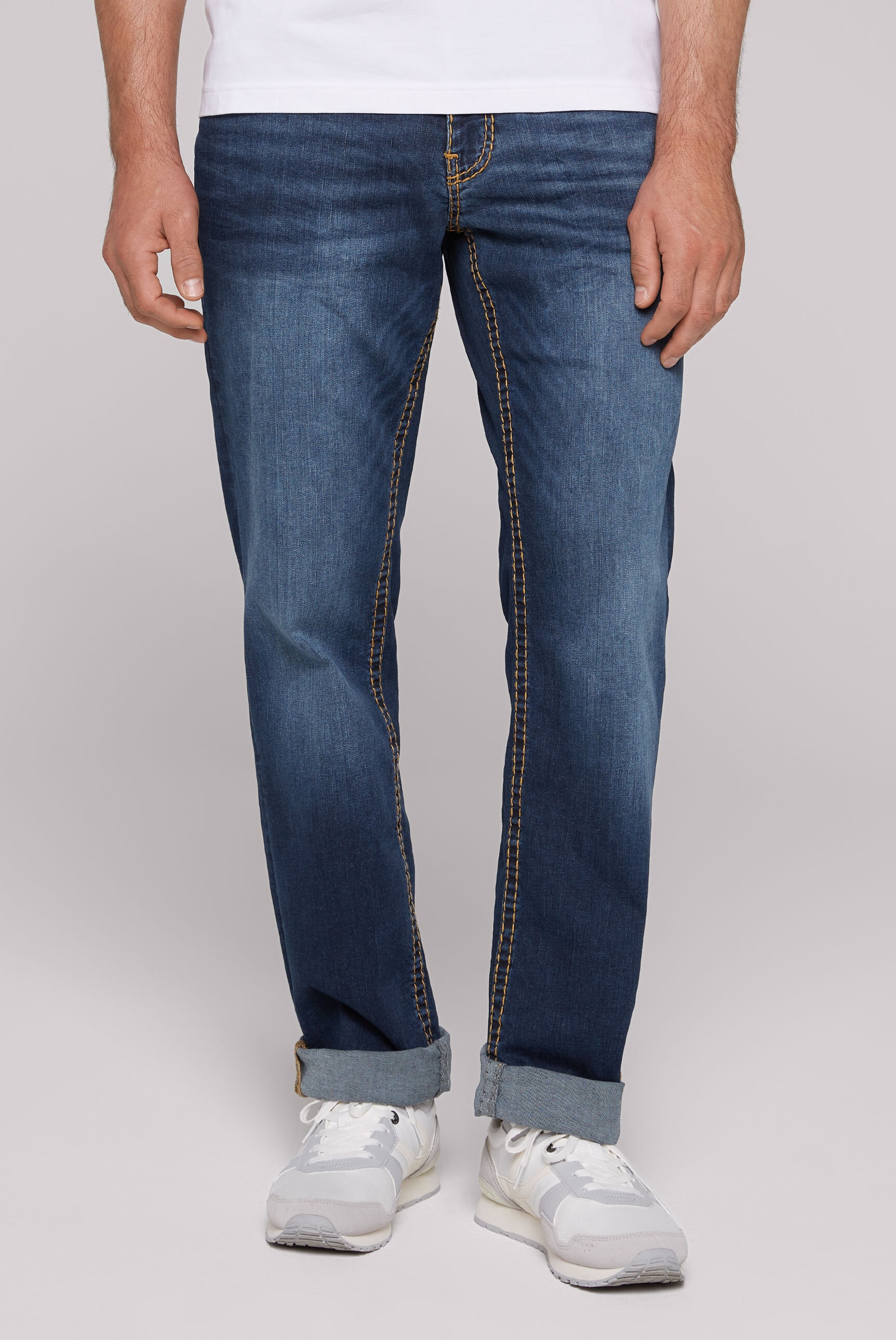 CAMP DAVID Comfort-fit-Jeans, mit zwei Leibhöhen