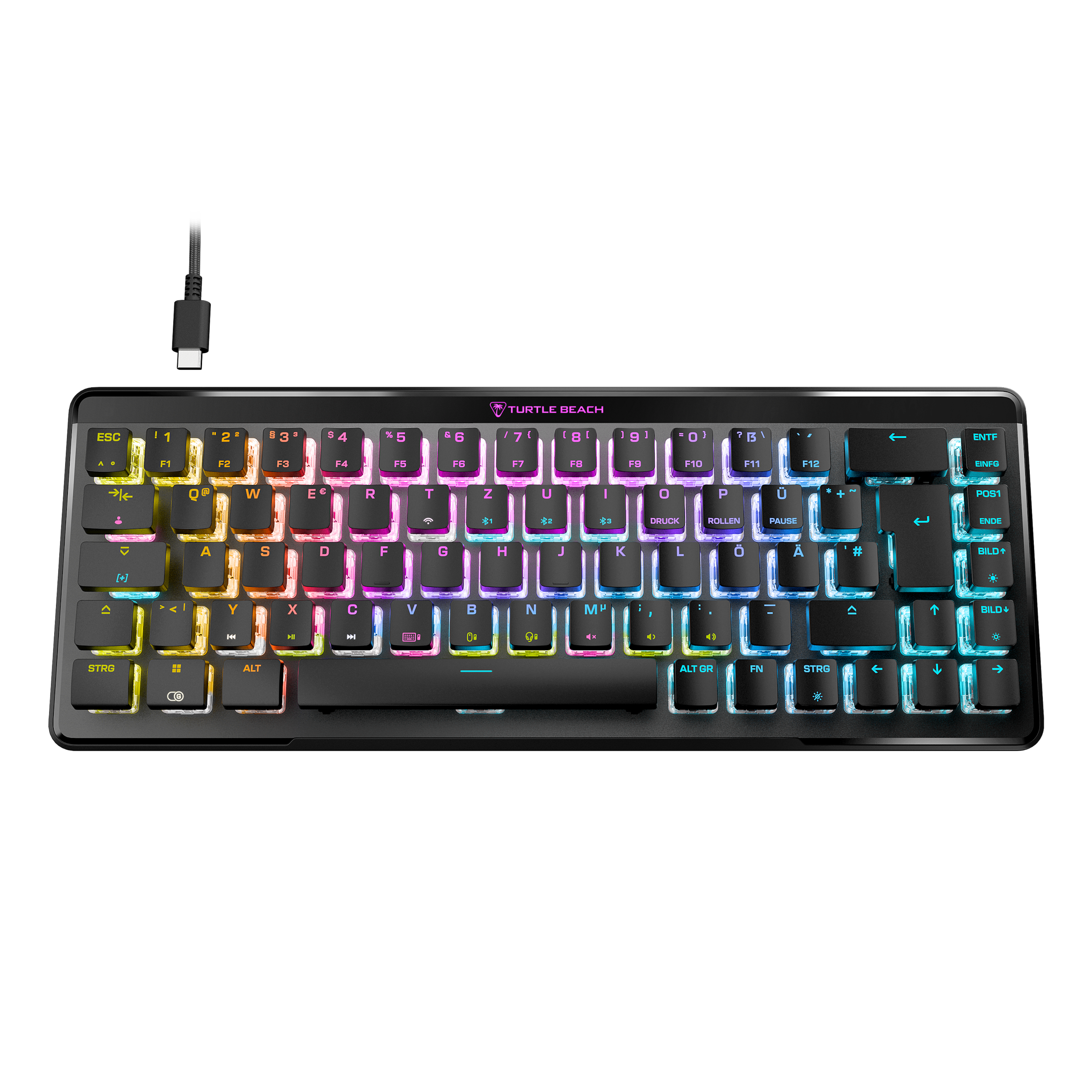 Turtle Beach Gaming-Tastatur »Vulcan II Mini Air, Linear«, (Funktionstasten-Multimedia-Tasten-Profil-Speicher)