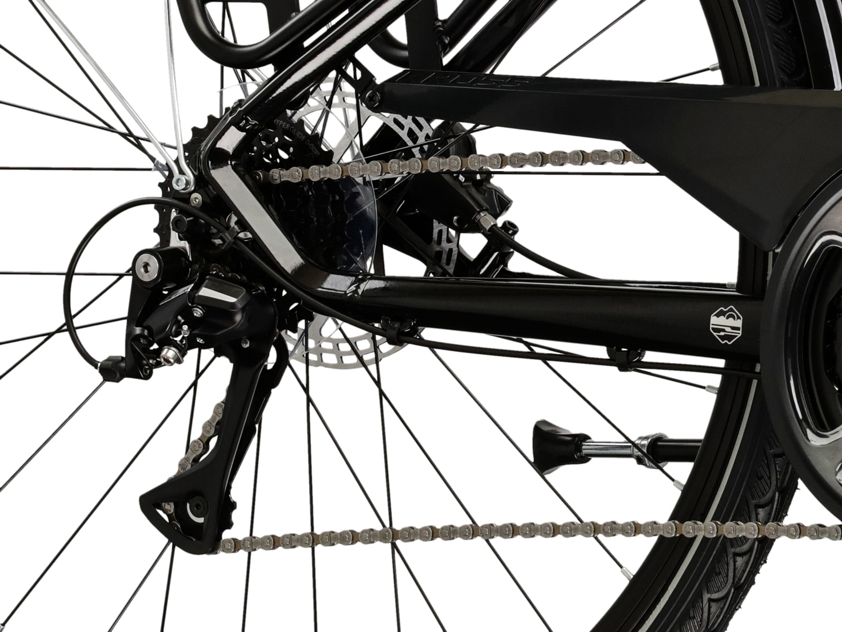 Kross Trekkingrad »Trans 4.0 schwarz« 24 Gang Shimano ACERA M3020 Schaltwerk Kettenschaltung