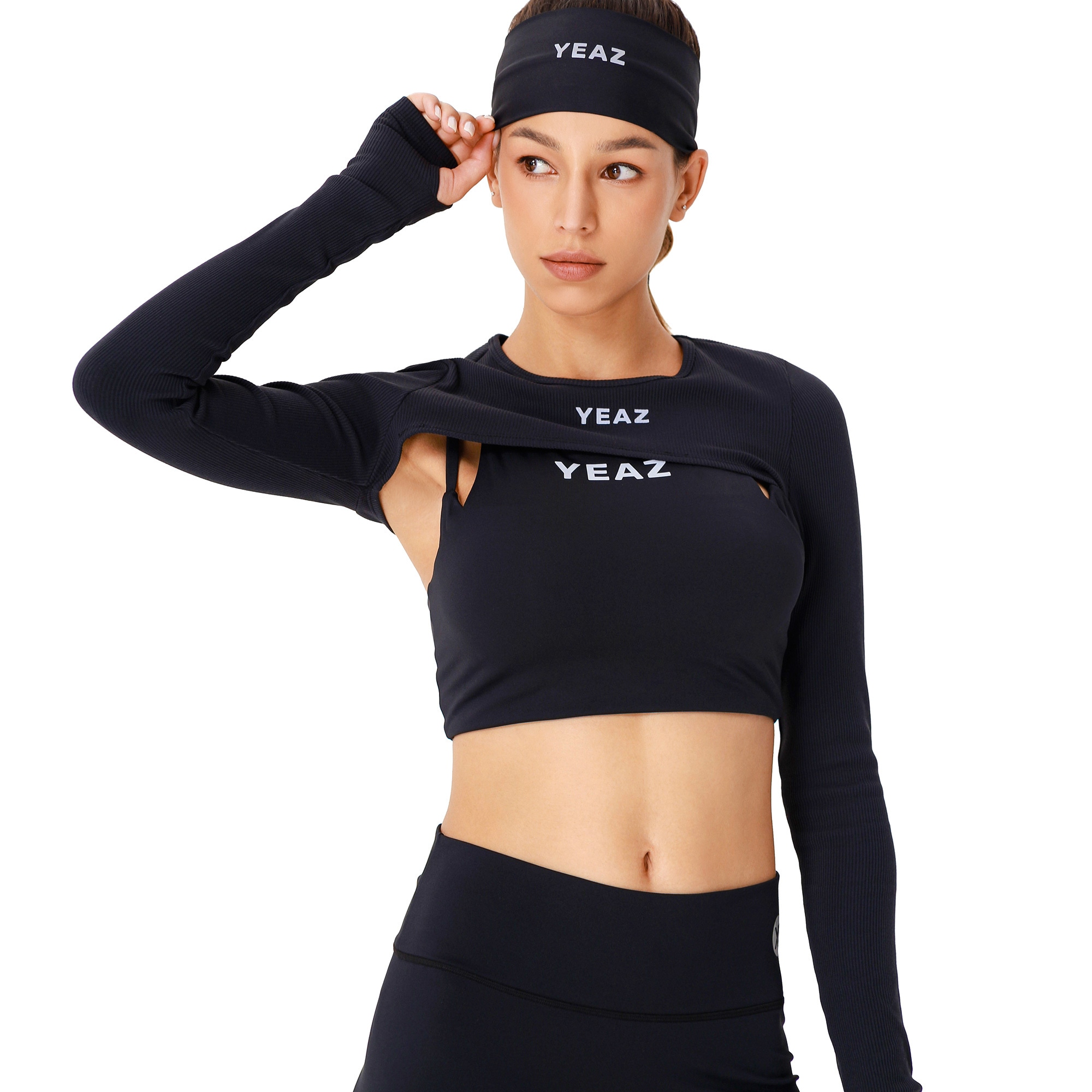 YEAZ Sporttop »Super Crop Top TRUTH«