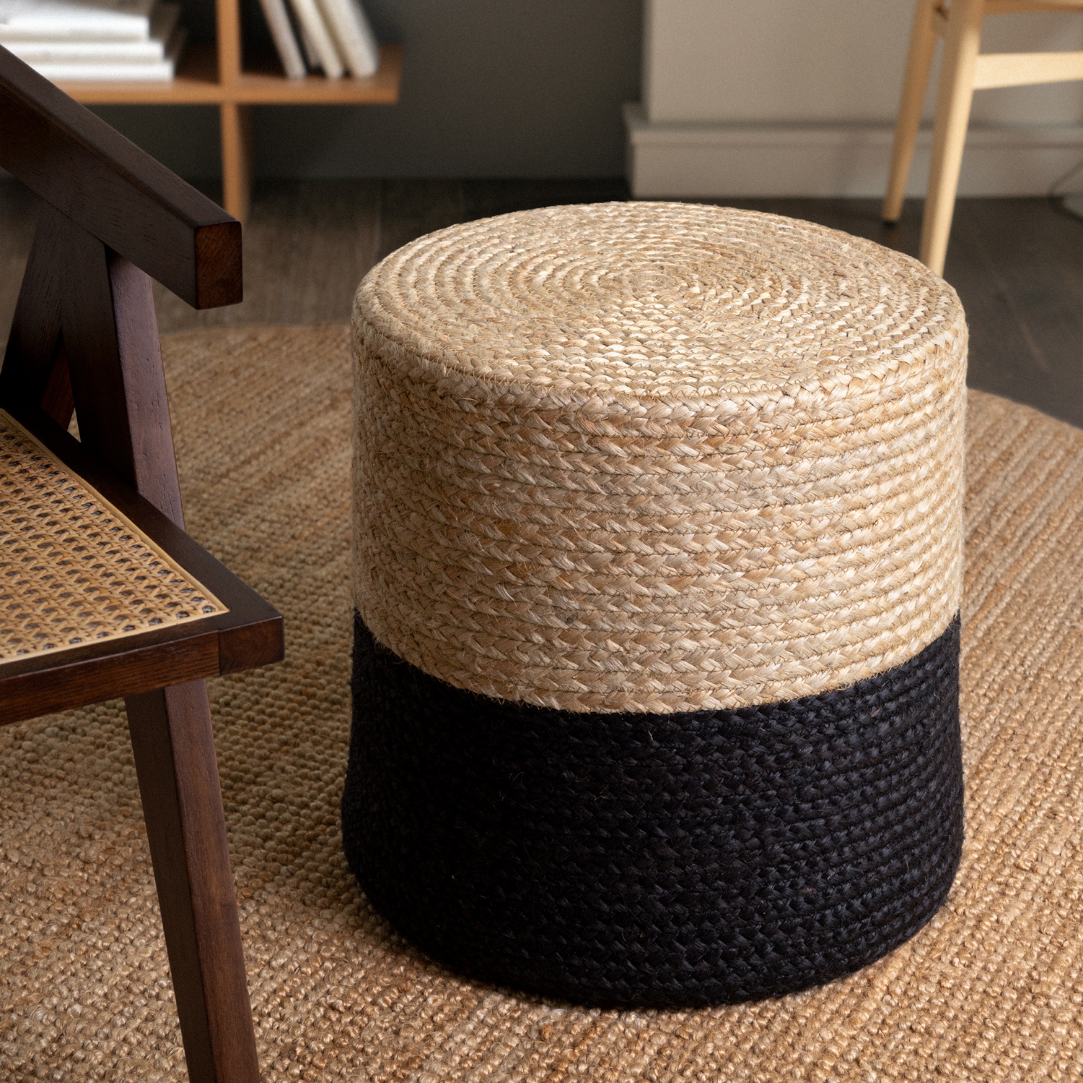 HANSE Home Pouf "Looma, Jute" 1 Stk. tlg.