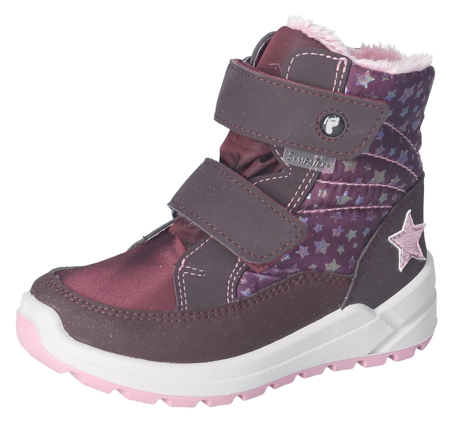 Klettstiefel »Gisa WMS: normal«, Kindergartenschuh, Winterstiefel mit wasserdichter...