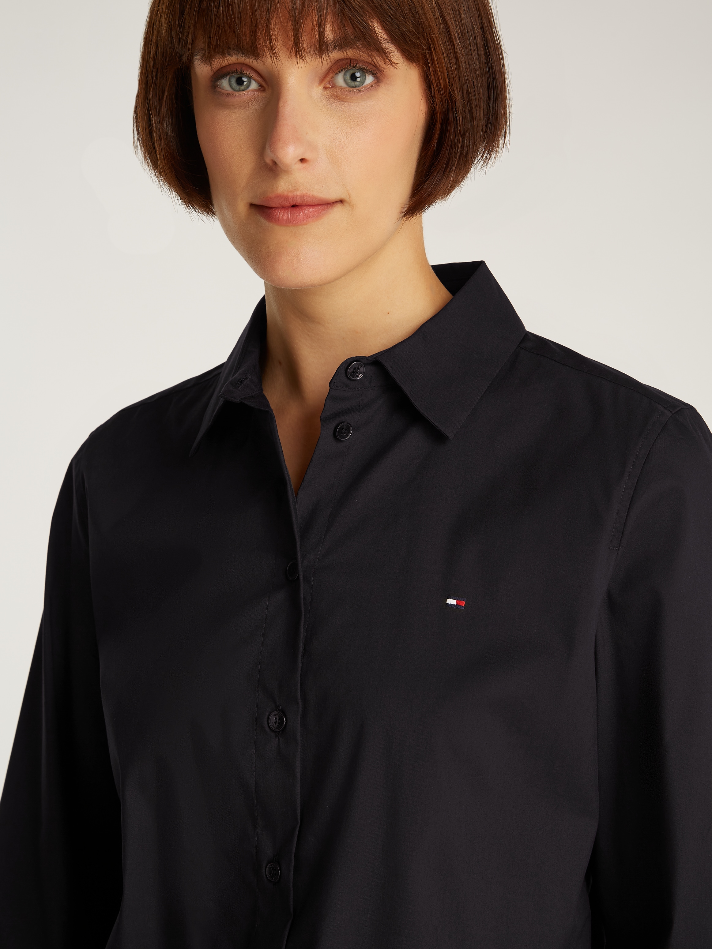 Tommy Hilfiger Hemdbluse »ESS POPLIN REGULAR SHIRT«, im klassischen Stil