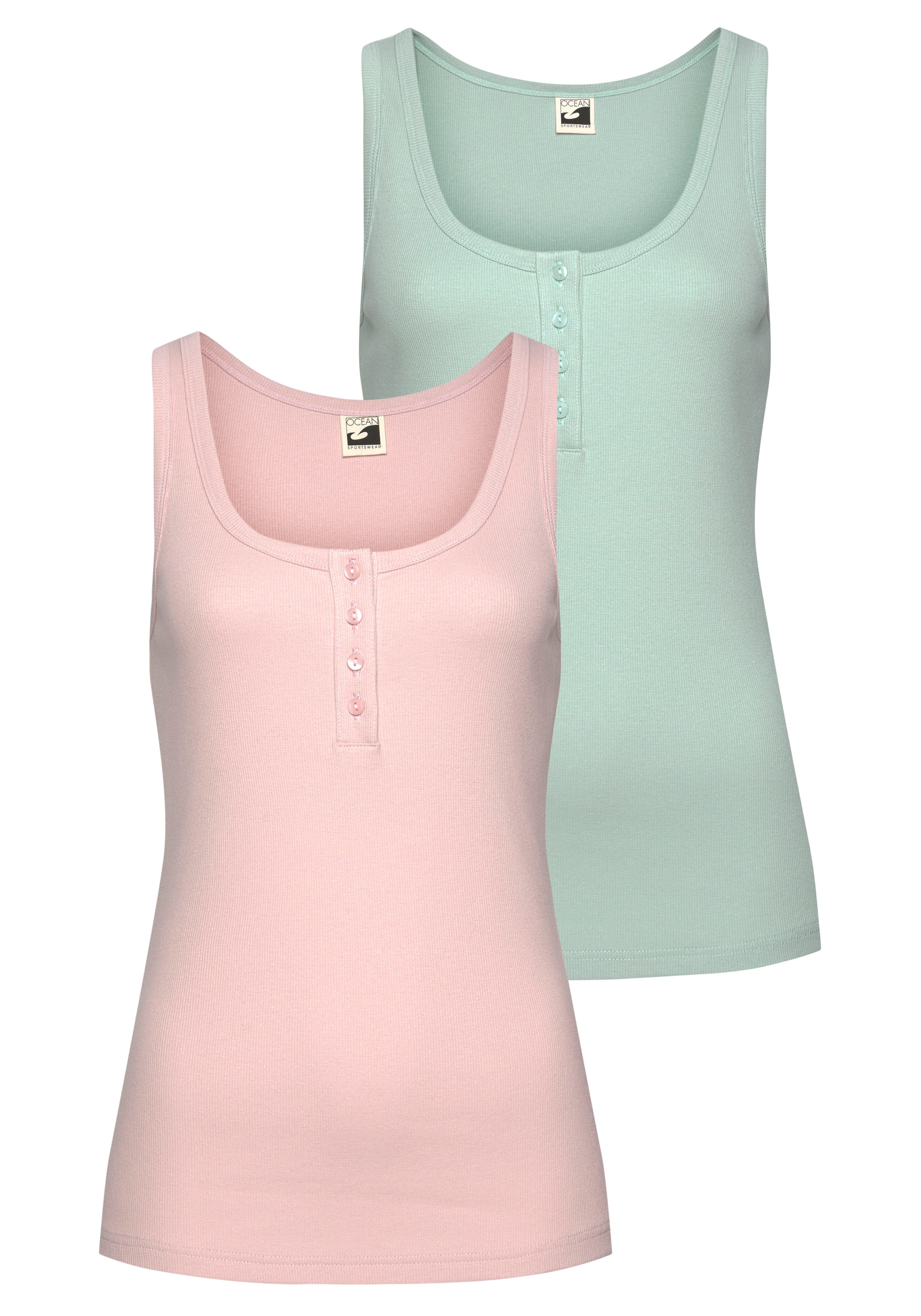 Ocean Sportswear Ripptanktop »Essential Tops«, (2er-Pack), Unisex kaufen