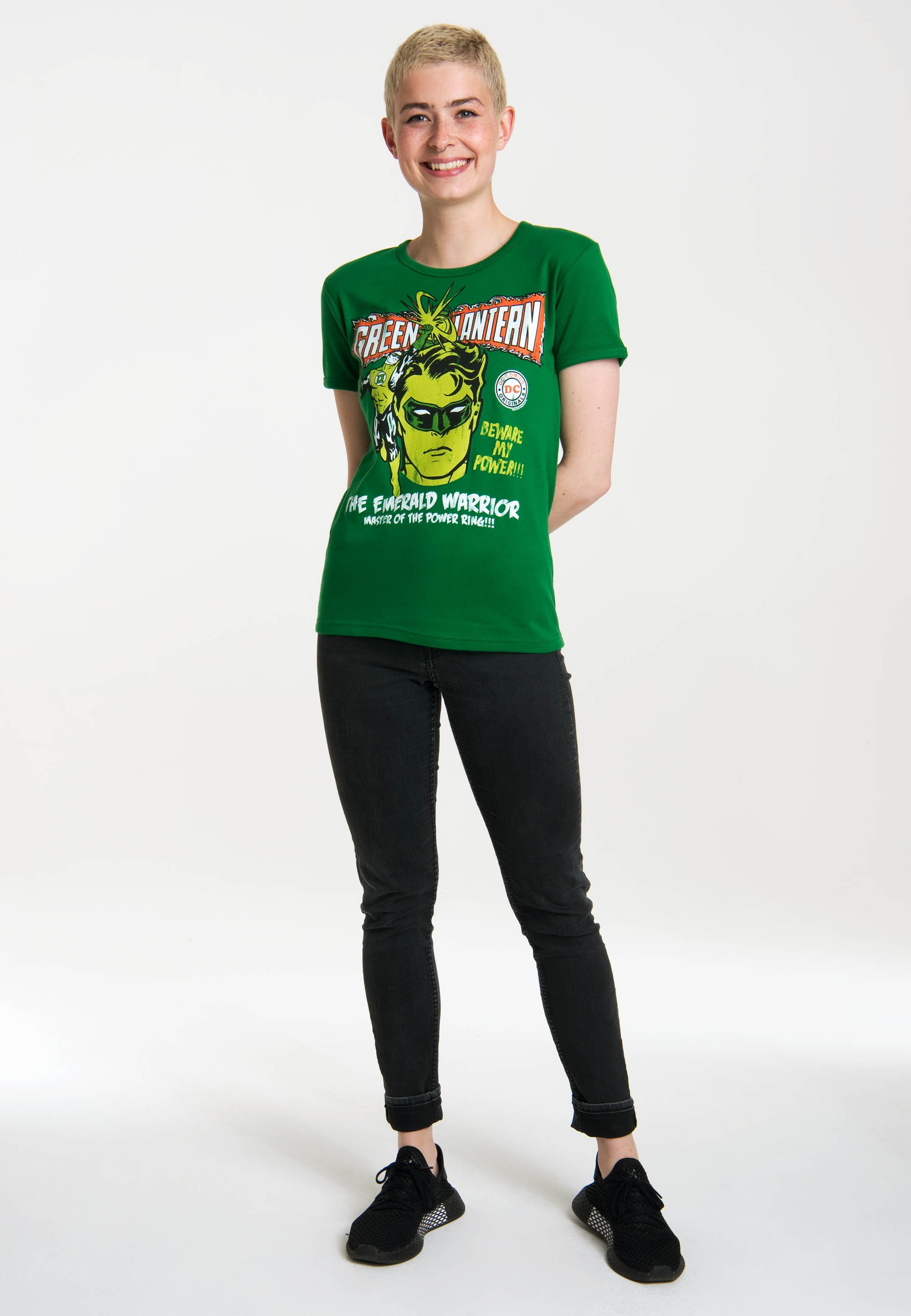 Logoshirt Green Lantern T-Shirt Green XS 4