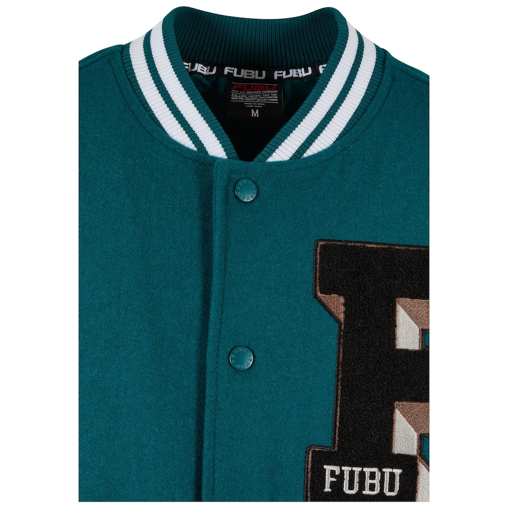 Fubu Bomberjacke »Fubu Herren FM233-009-2 FUBU College Varsity Jacket«, (1 St.), ohne Kapuze