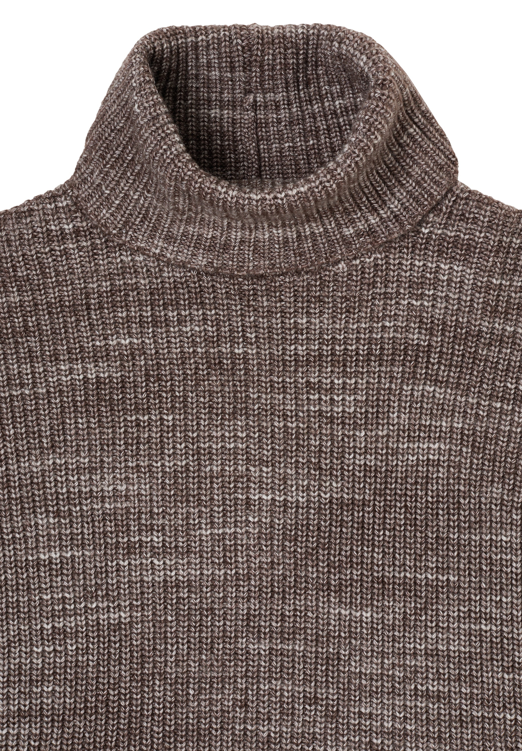 Cecil Rollkragenpullover mit Strick-Detail