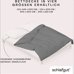 Schlafgut Bettbezug »Knitted Jersey uni, aus Bio-Baumwolle mit Elasthan, Reißverschluss« bügelfrei, Mix & Match Bettwäsche: passender Kissenbezug erhältlich