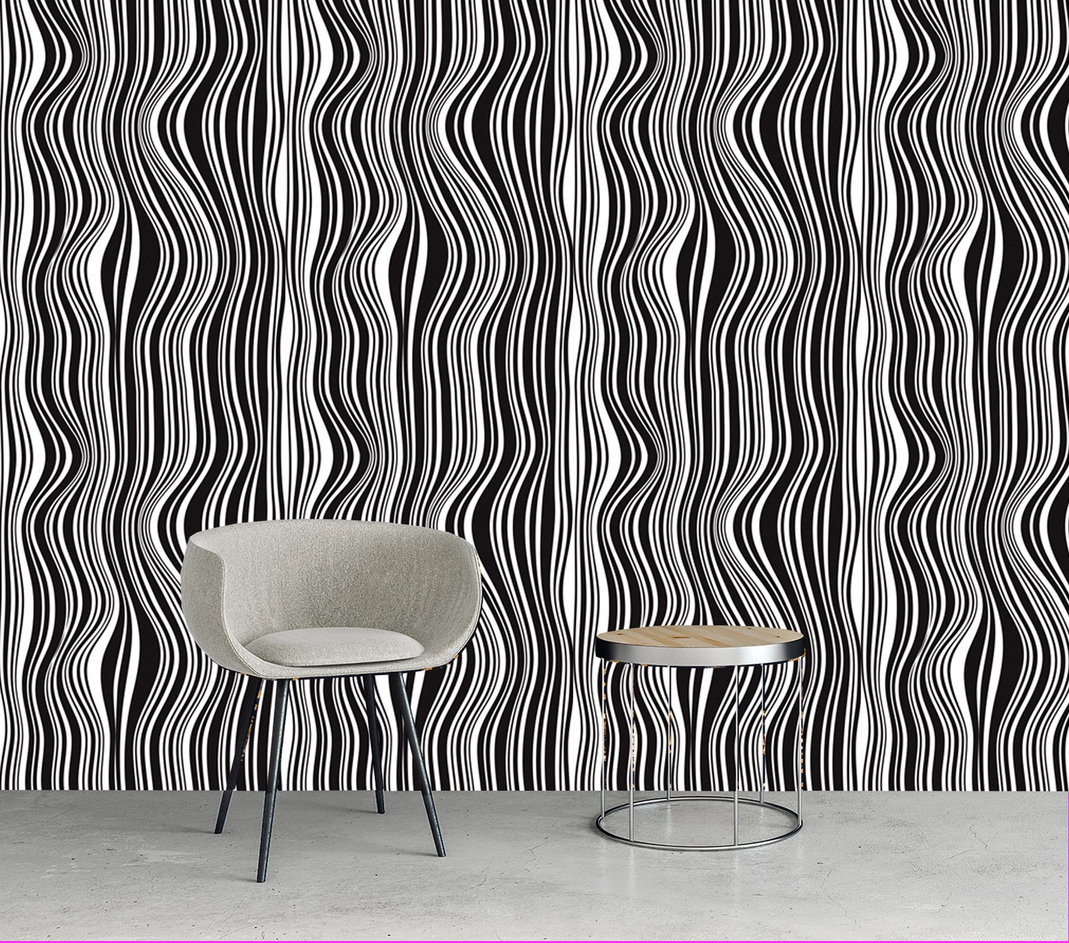 queence Vinyltapete »Dave« Farbverlauf | abstrakt | bedruckt | gemustert glatt 90x250cm, selbstklebend, kinderleichte Anbringung, , Sticker