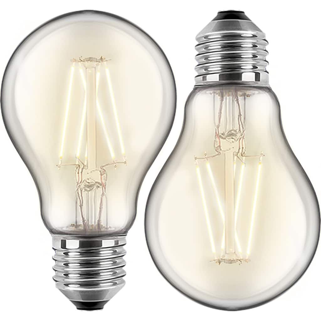 BLULAXA LED-Filament »Retro Multi«, E27, 10 St., Warmweiß