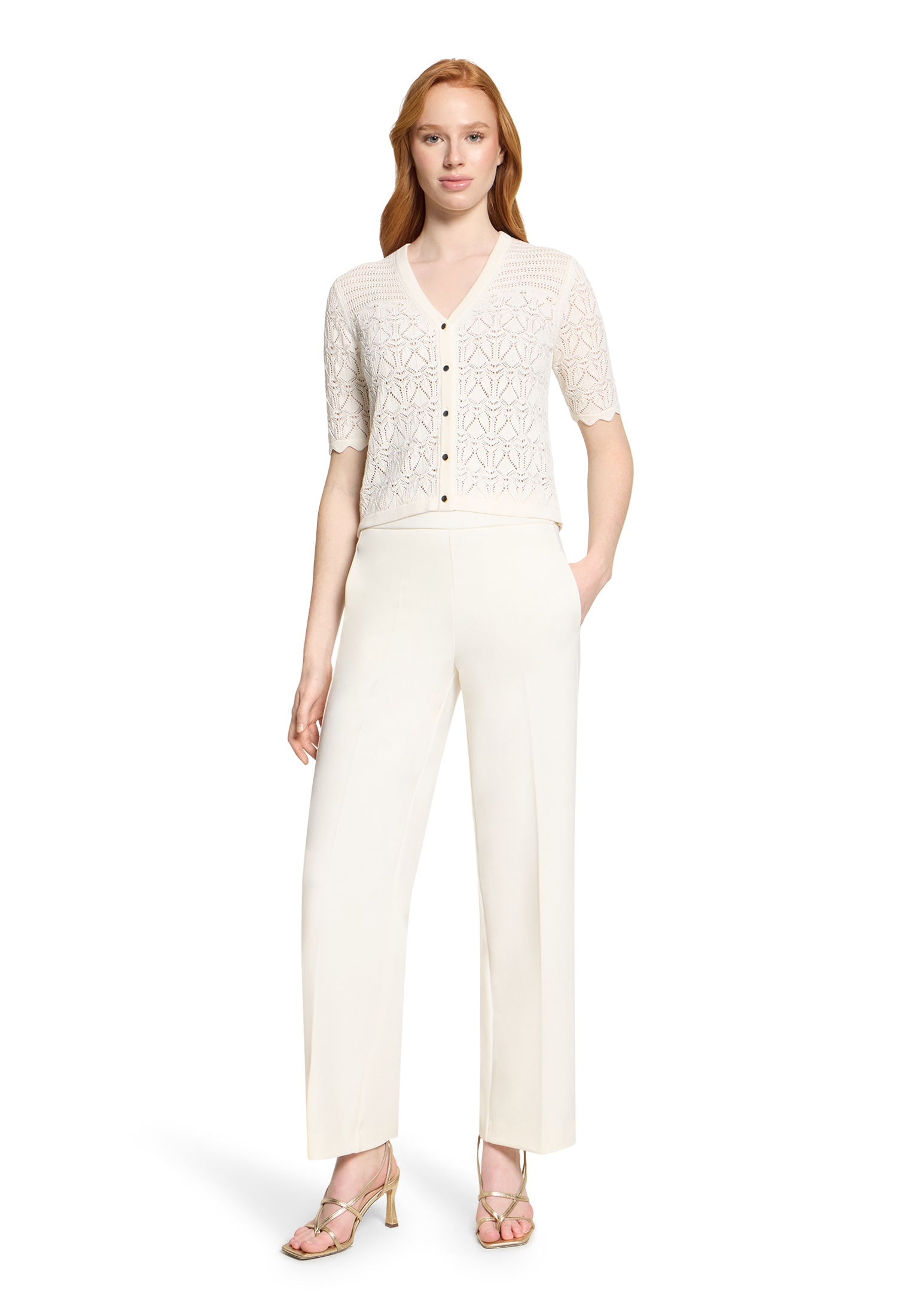 Vera Mont Strickjacke »Damen mit V-Ausschnitt« 1
