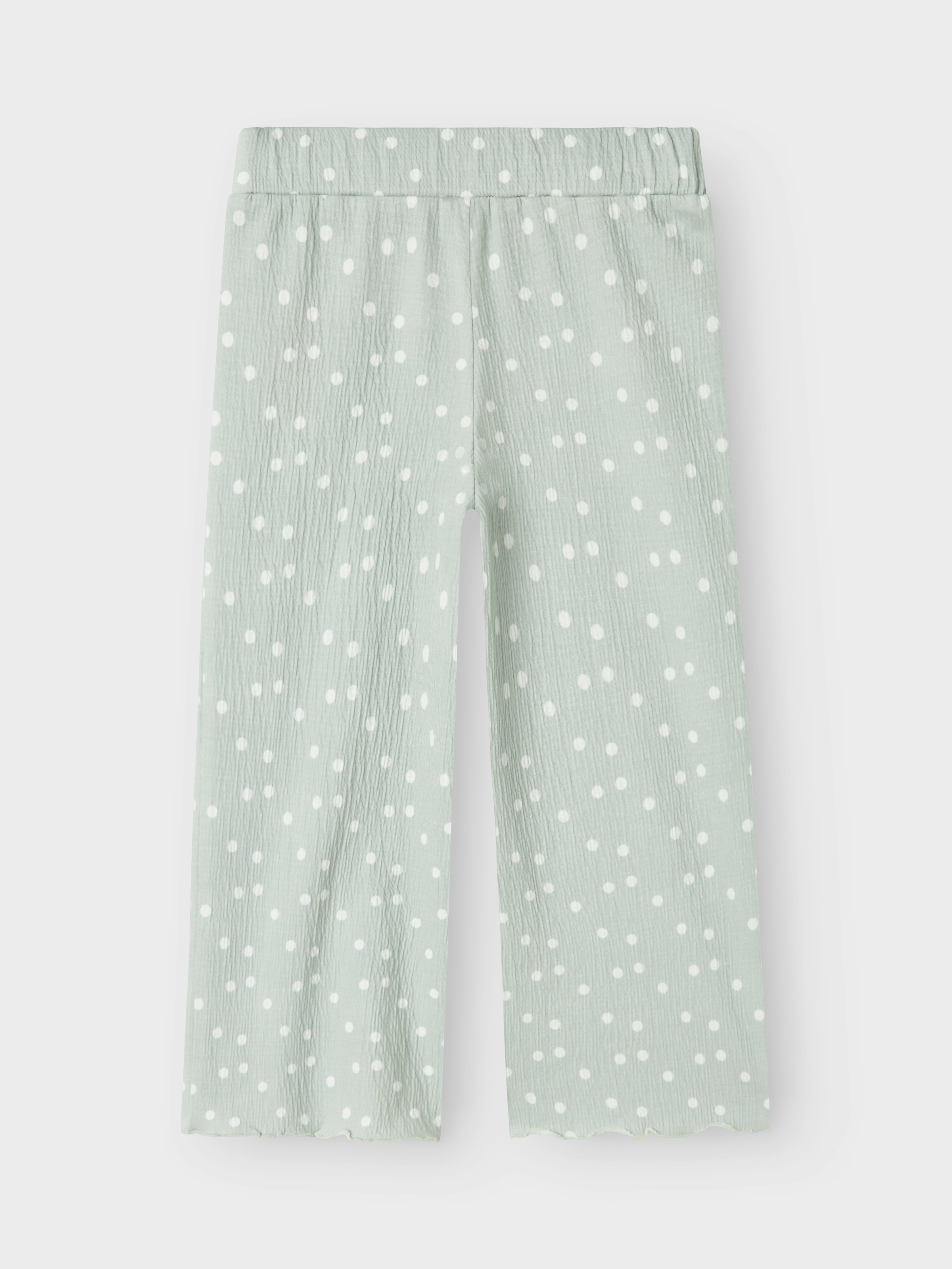 Name It Schlupfhose »NMFJUDY WIDE PANT«, mit süßer Wellenkante am Bein