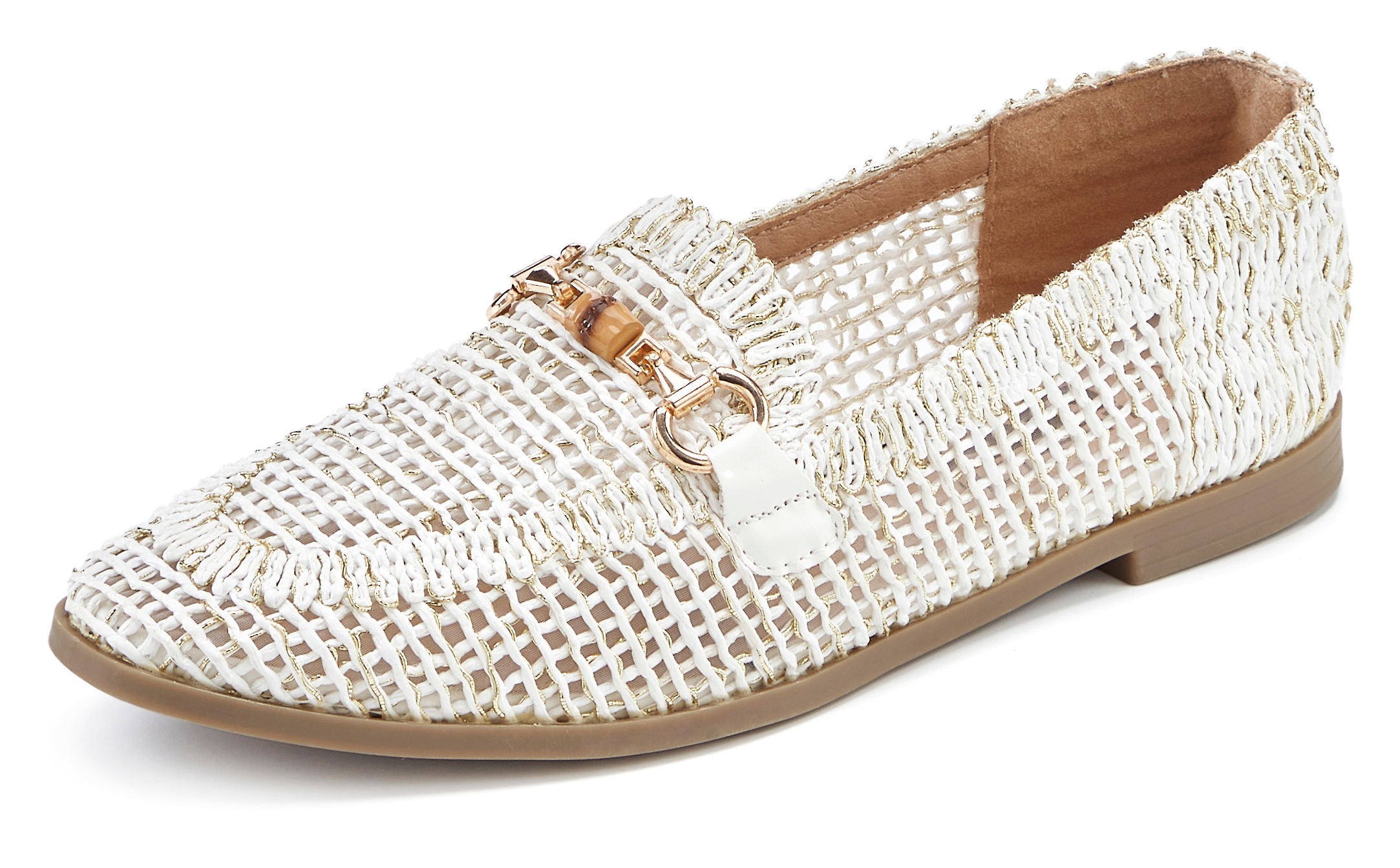 LASCANA Slipper in tollem strukturierten Material VEGAN