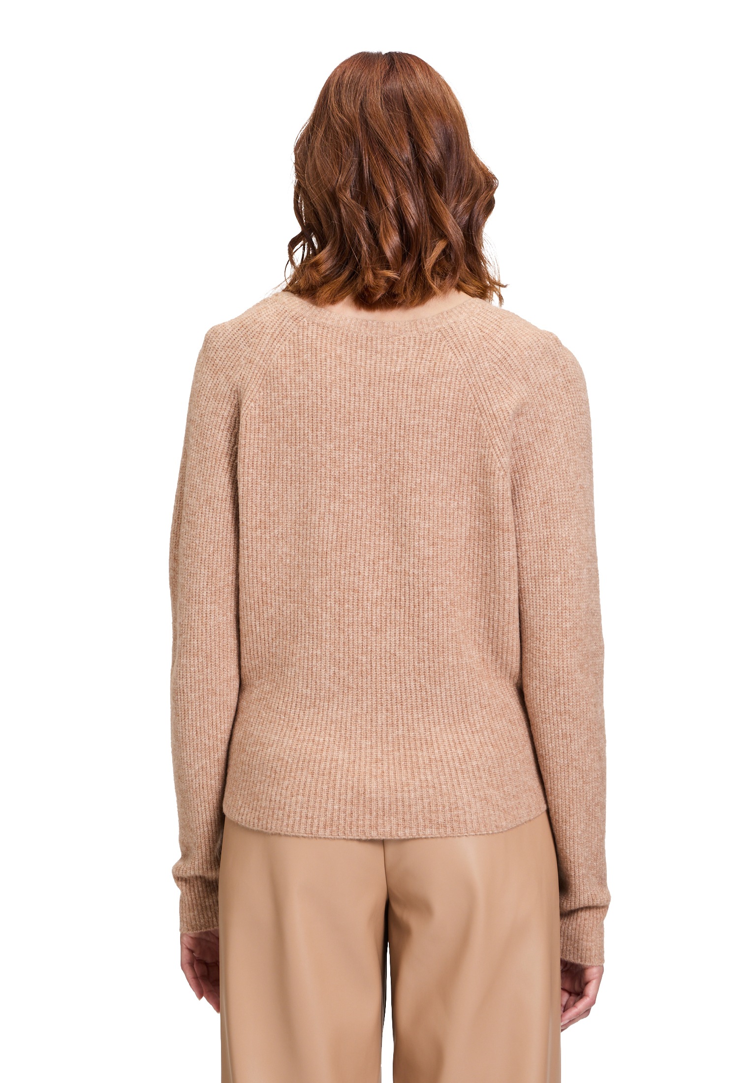Betty&Co Strickpullover »Betty & Co Strickpullover mit V-Ausschnitt«, (1 tlg.), Wickel-Design