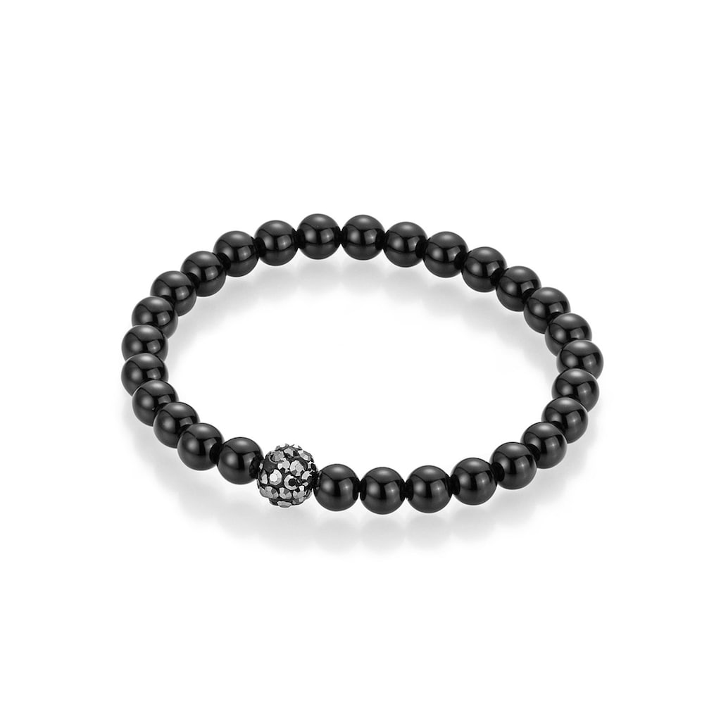 Firetti Armband »Perlen aus Achat« mit Achat und Kristallsteinen