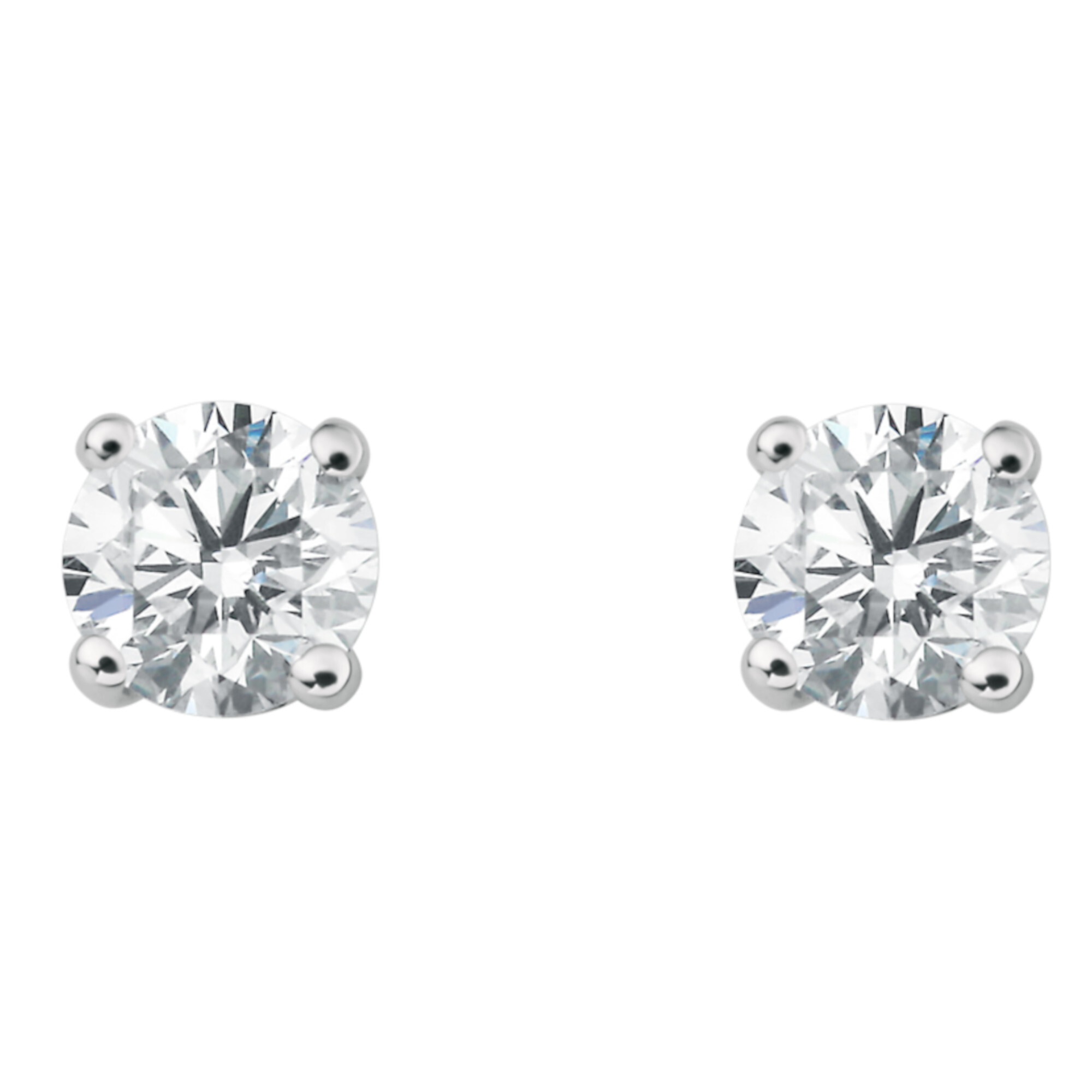 ONE ELEMENT Paar Ohrhänger »0.40 ct Diamant Brillant Ohrringe Ohrstecker aus 950 Platin«, Damen Platin Schmuck