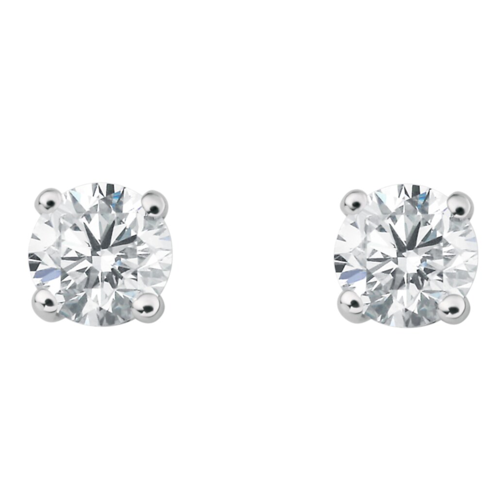 ONE ELEMENT Paar Ohrhänger »0.40 ct Diamant Brillant Ohrringe Ohrstecker aus 950 Platin«