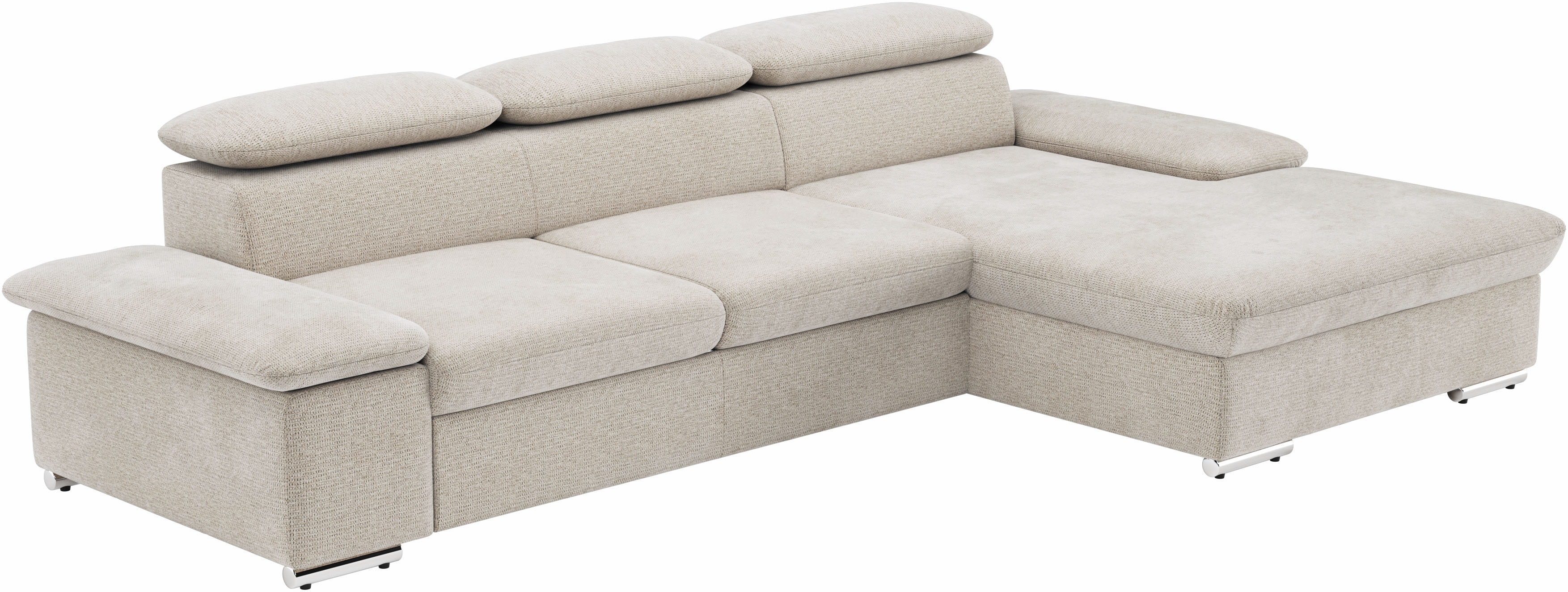 Thumbnail - sit&more Ecksofa "Valantine L-Form, B: 286 cm" mit Arm- & Kopfteilverstellung, optional mit Bettfunktion