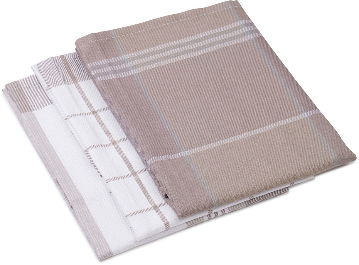 Thumbnail - Gözze Geschirrtuch "Geschirrtücher, Des. 60058" Maß: 50 x 70 cm, Set: 2x kariert und 1x gestreift