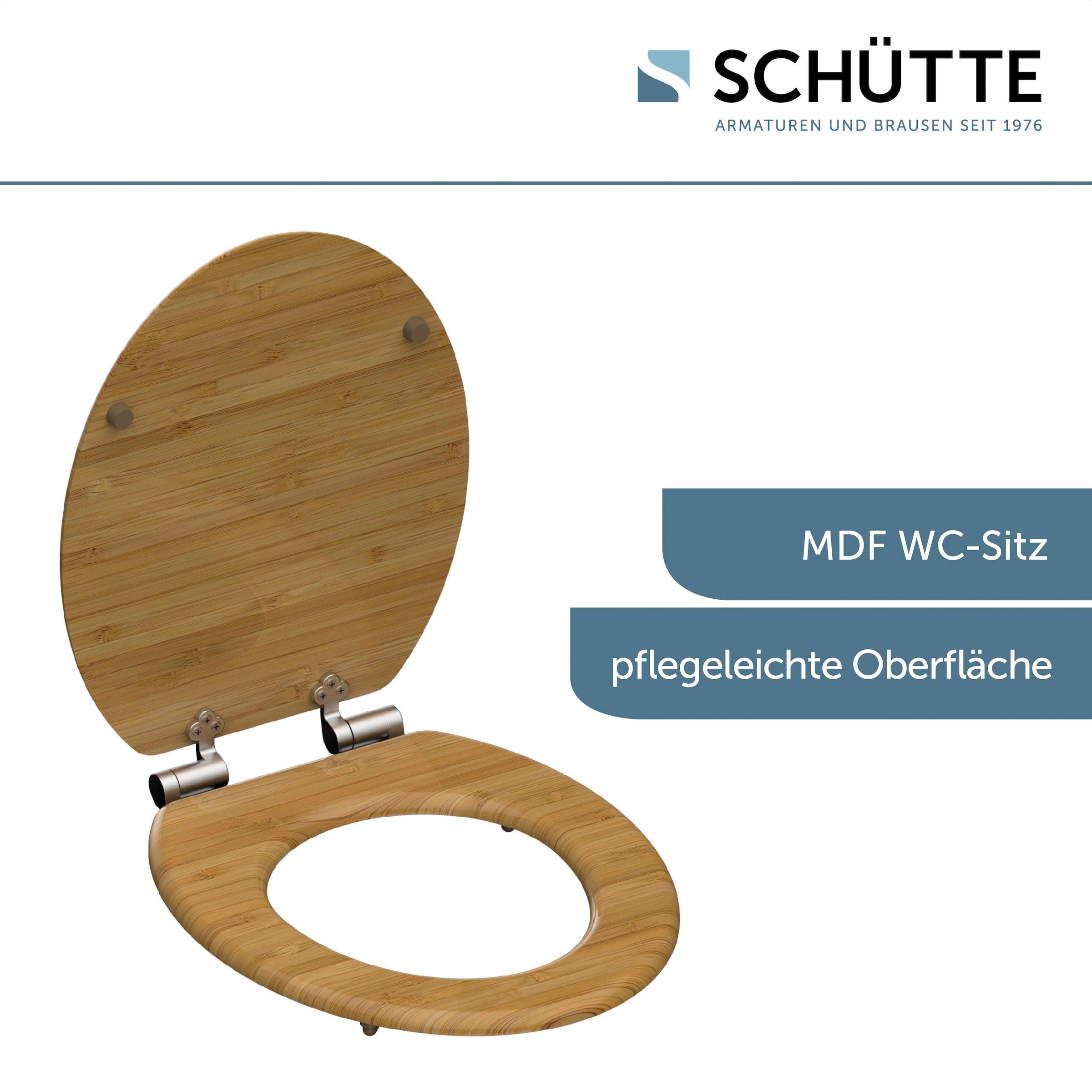 Schütte WC-Sitz »Don`t Hurry«, Absenkautomatik, Holzkern, Motivdruck, MDF