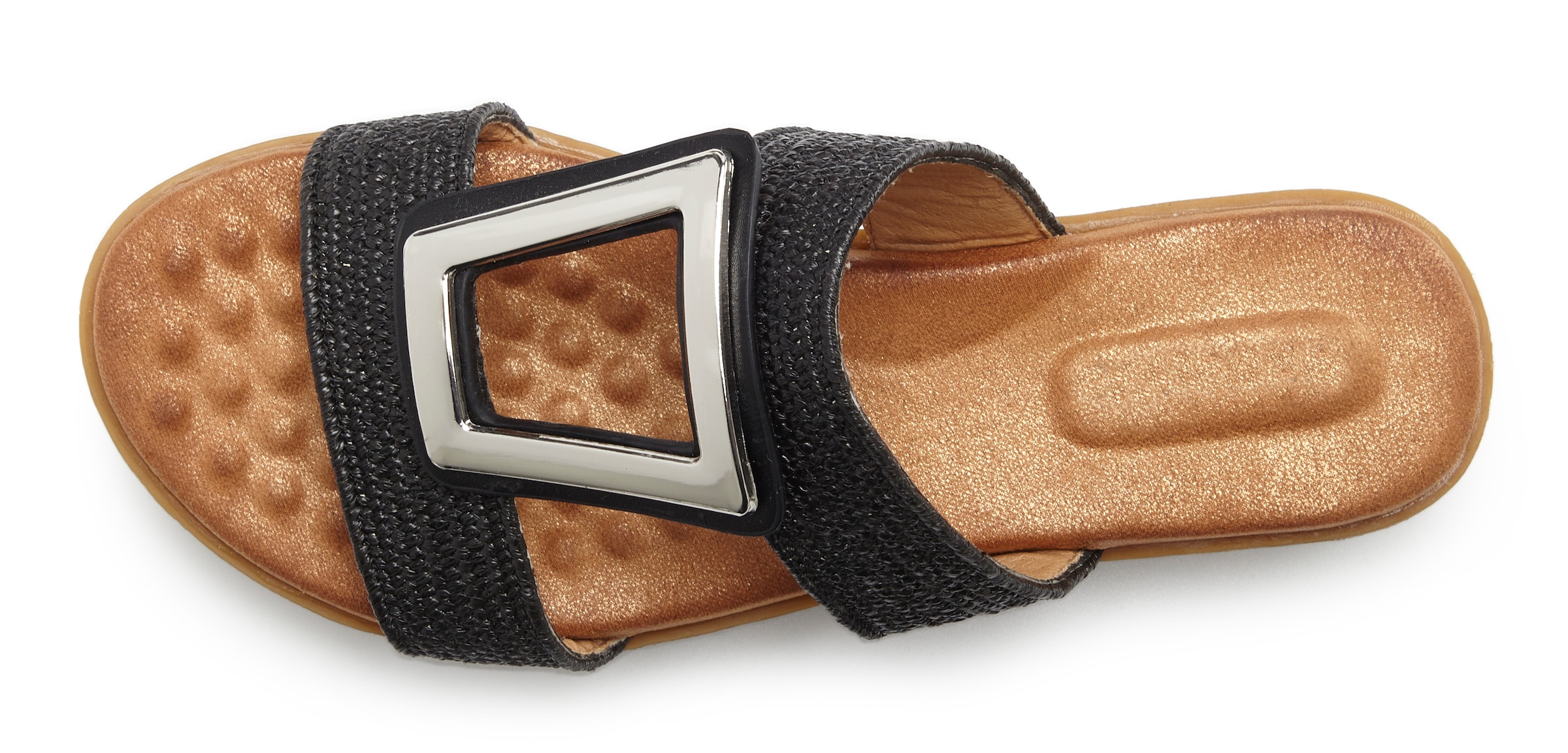 Vivance Pantolette »Sandale, Sommerschuh, offener Schuh, Mule,«  NEU mit modischem Schmuckelement und softer Innensohle