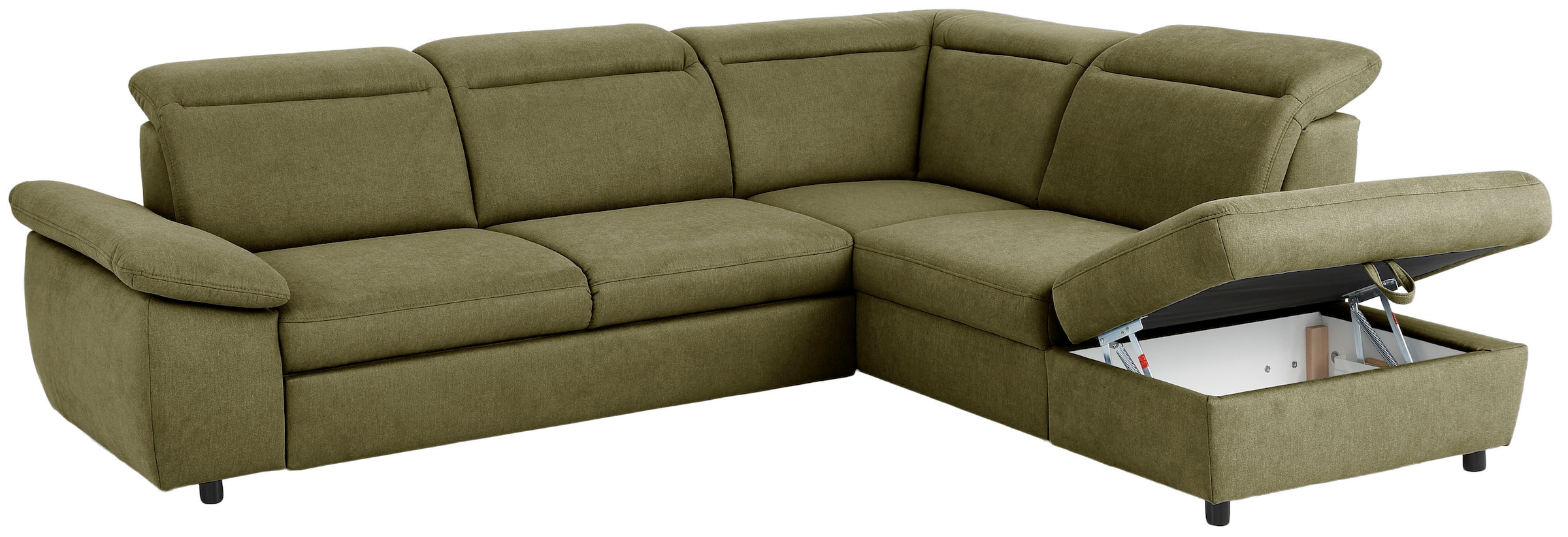 Home affaire Ecksofa »Mauritius L-Form«, mit Ottomane, mit Kopfteil- und Armlehnverstellung