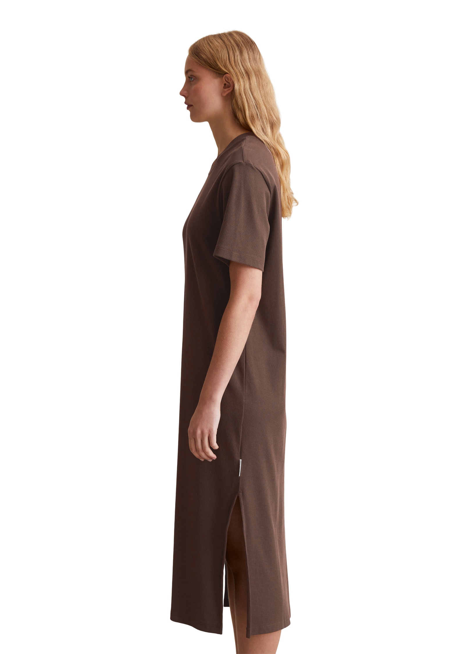 Marc O'Polo DENIM Jerseykleid »aus gerippter Bio-Baumwolle«