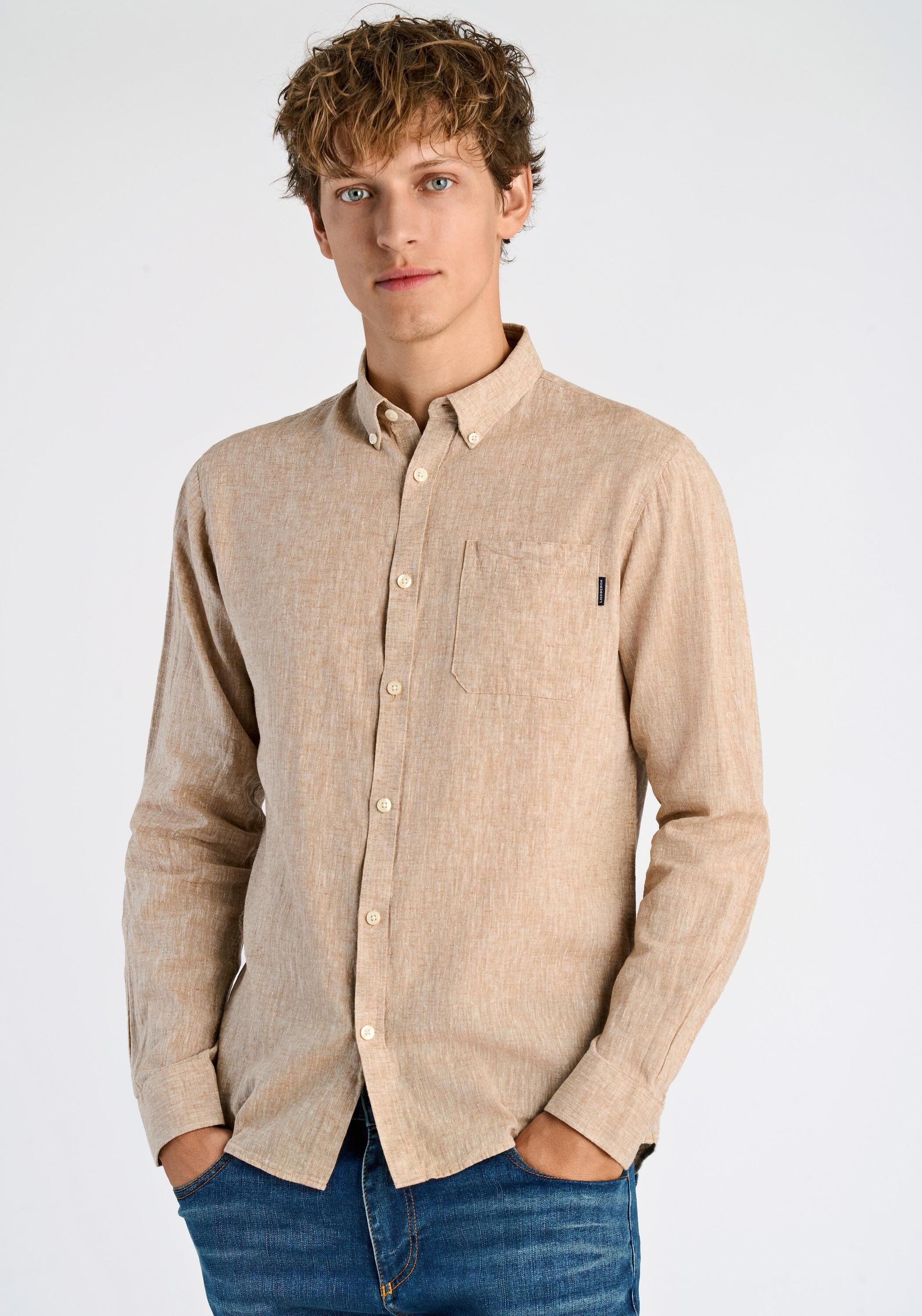 Lindberg Linhen Shirt Relaxed Fit Beige M 10