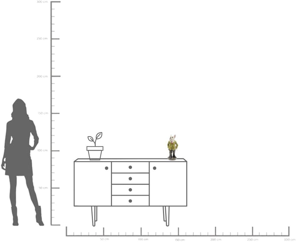 Kare Design Dekofigur »Gentleman Dog 35cm«