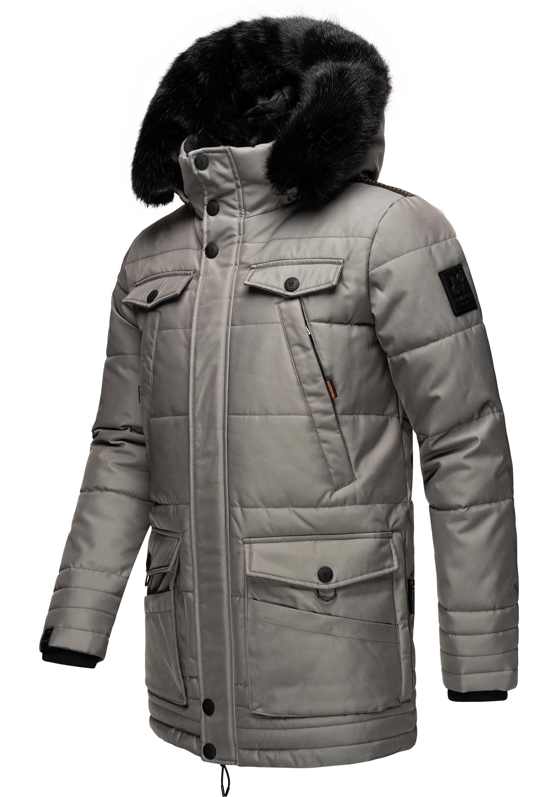 Navahoo Winterjacke "Luaan", mit Kapuze, stylischer Wintermantel mit abnehm günstig online kaufen