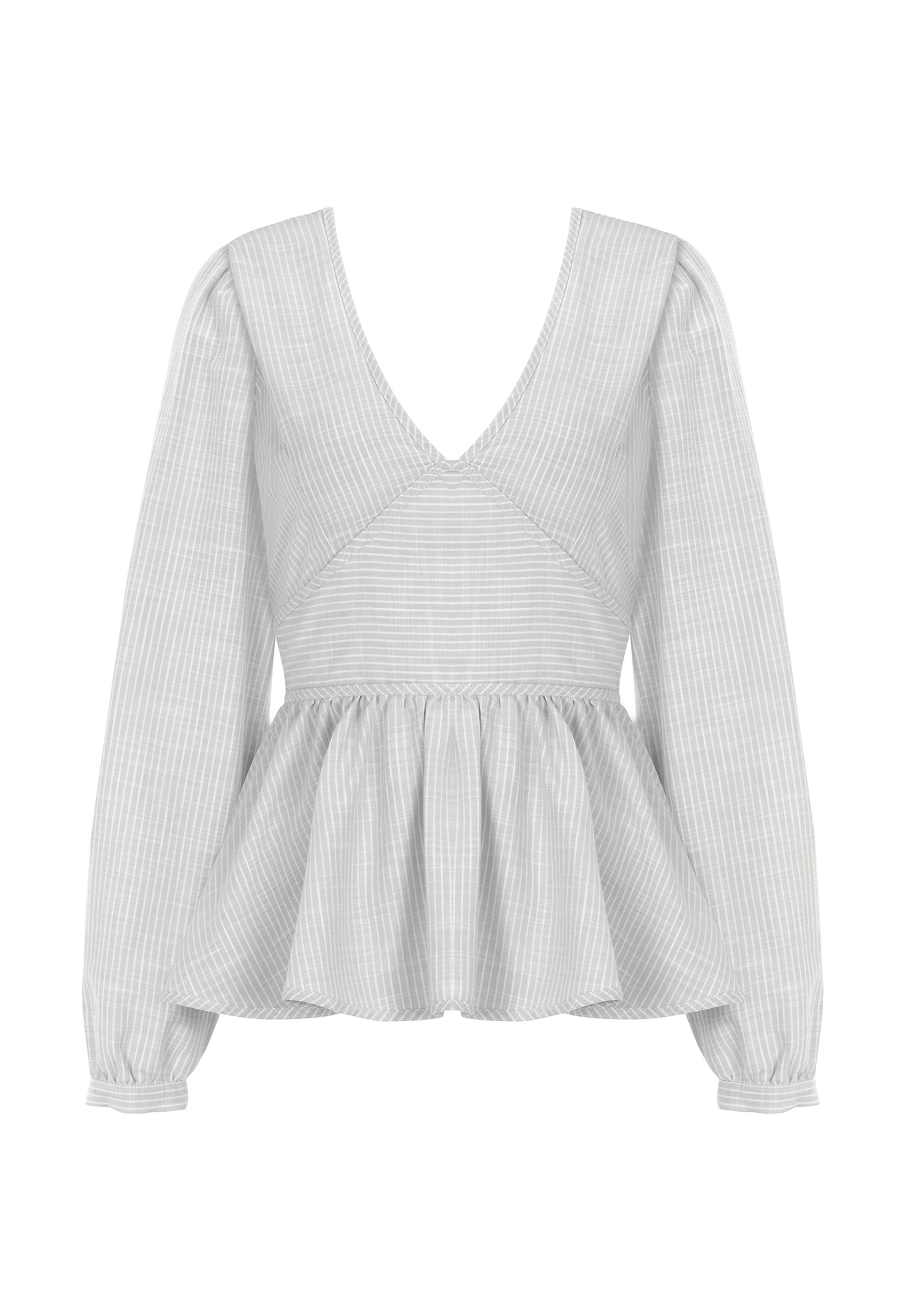 freshlions Klassische Bluse »Brielle«, mit gestreiftem Design