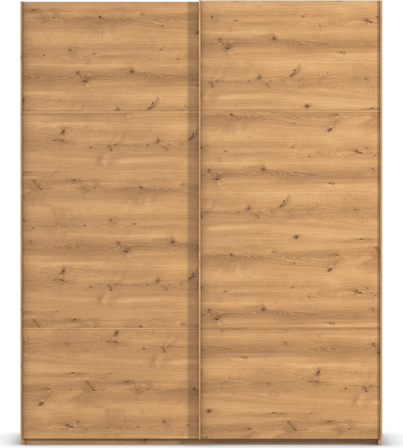 rauch Schwebetürenschrank »Kleiderschrank Schrank Garderobe Schlafzimmerschrank SCALE-TRIO«, edle dreigeteilte Front, 2 Zierleisten in Griff-Farbe MADE IN GERMANY