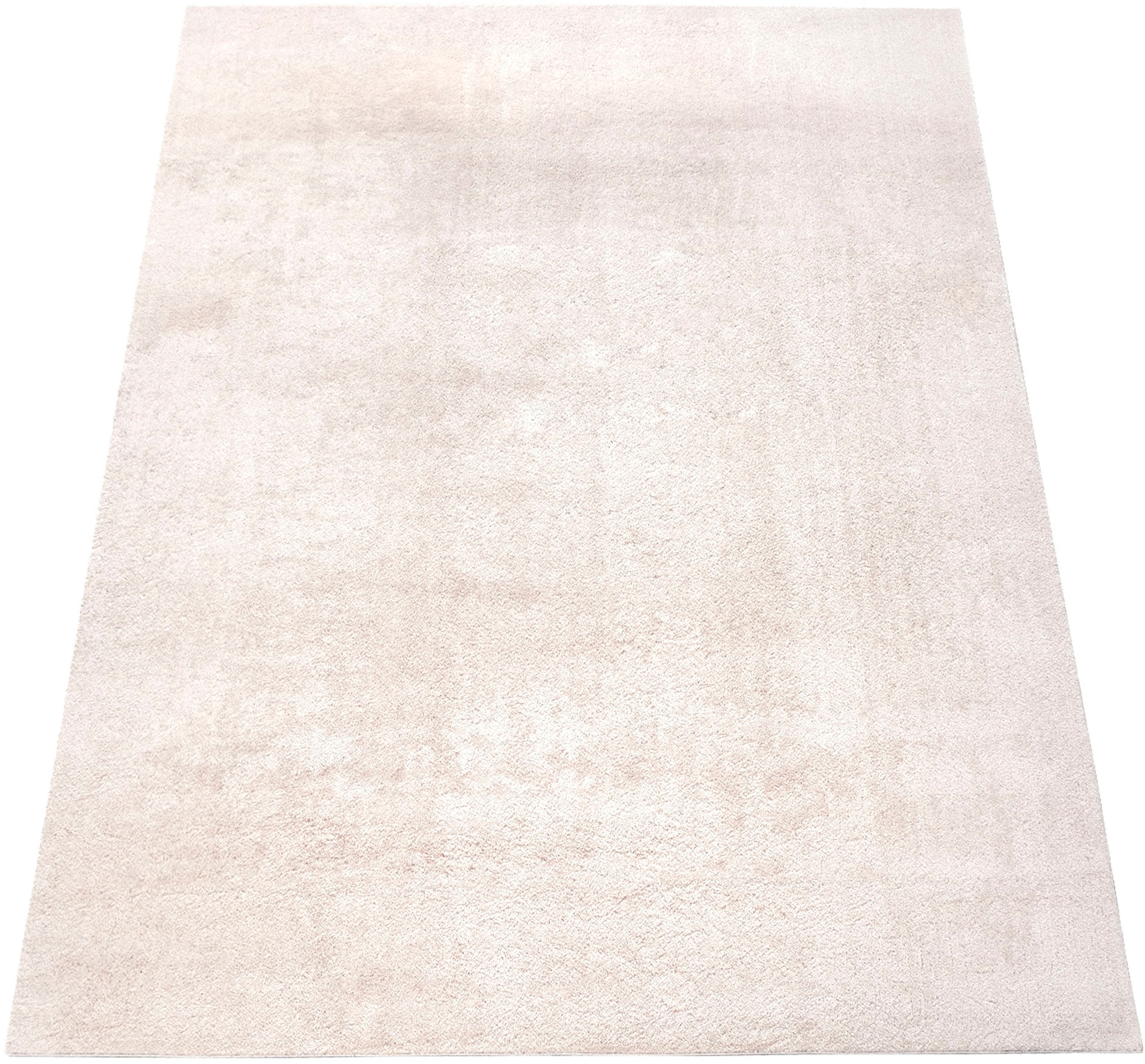 Teppich »Andeer«, rechteckig, 14 mm Höhe, Kurzflor, Uni Farben, weich & kuschelig, waschbar, Wohnzimmer