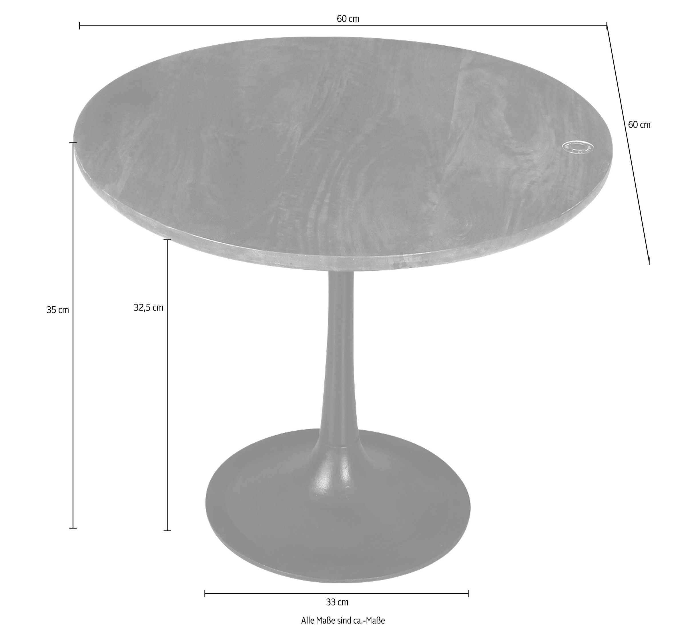 TOM TAILOR HOME Beistelltisch »T-MODERN COUCH TABLE MEDIUM«, mit eingelassenem TOM TAILOR Button