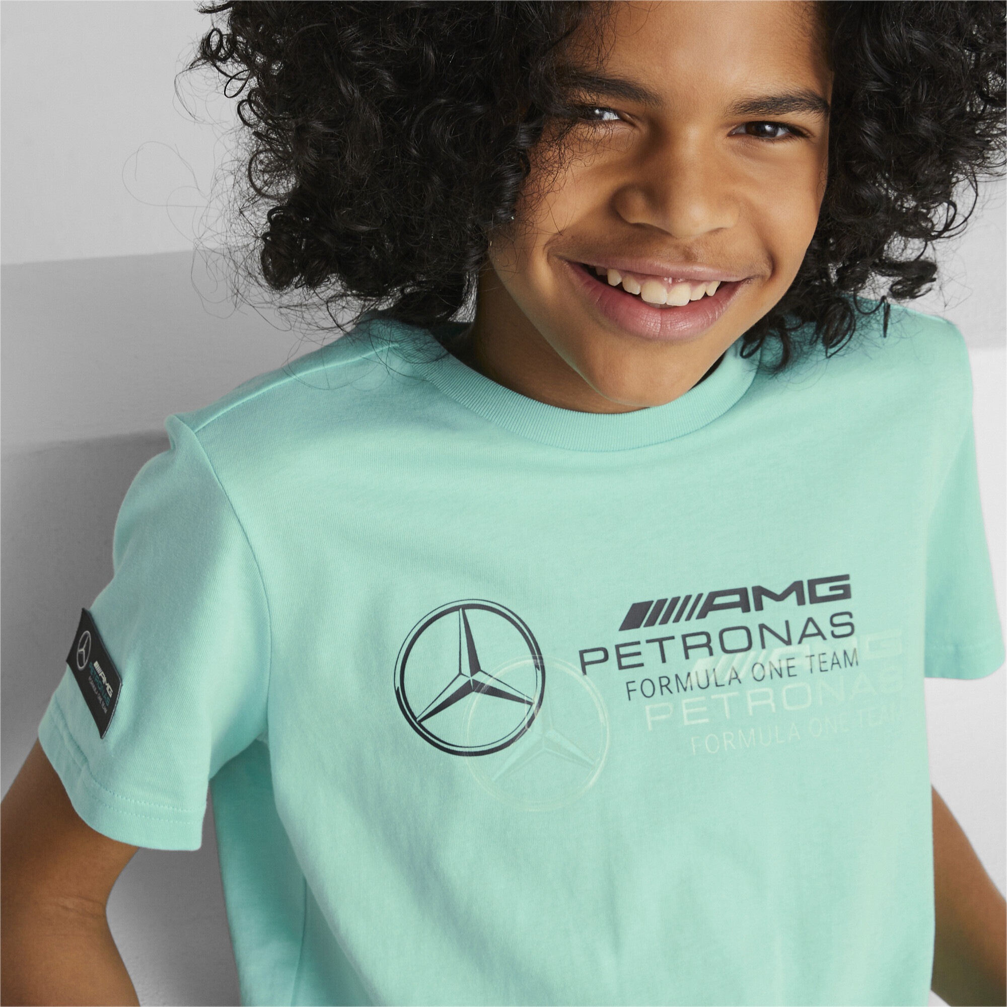 PUMA T-Shirt »Mercedes-AMG Petronas Motorsport-Logo T-Shirt Kinder«