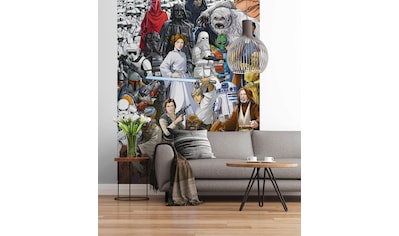 Fototapete »STAR WARS Classic Cartoon Collage«